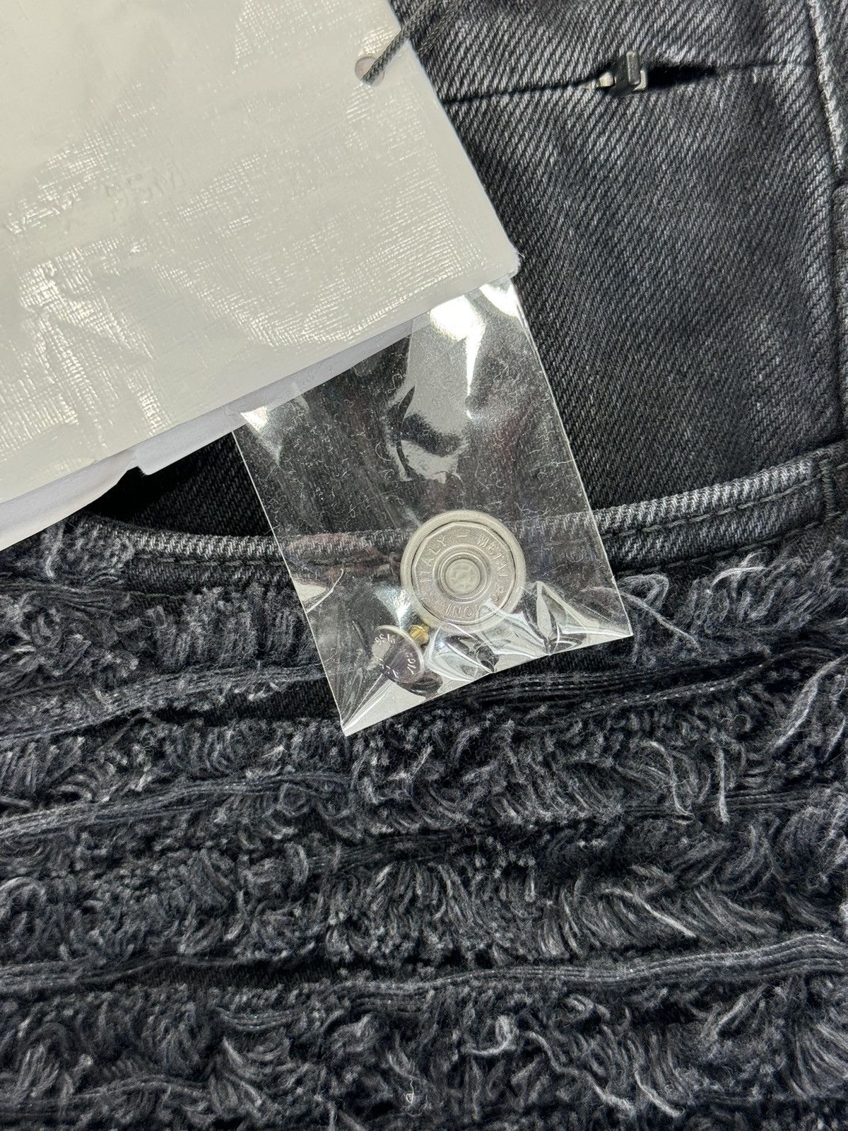 1017 ALYX 9SM × Blackmeans DISTRESSED DETAILED DENIM JEANS Size US 32 / EU 48 - 15 Thumbnail