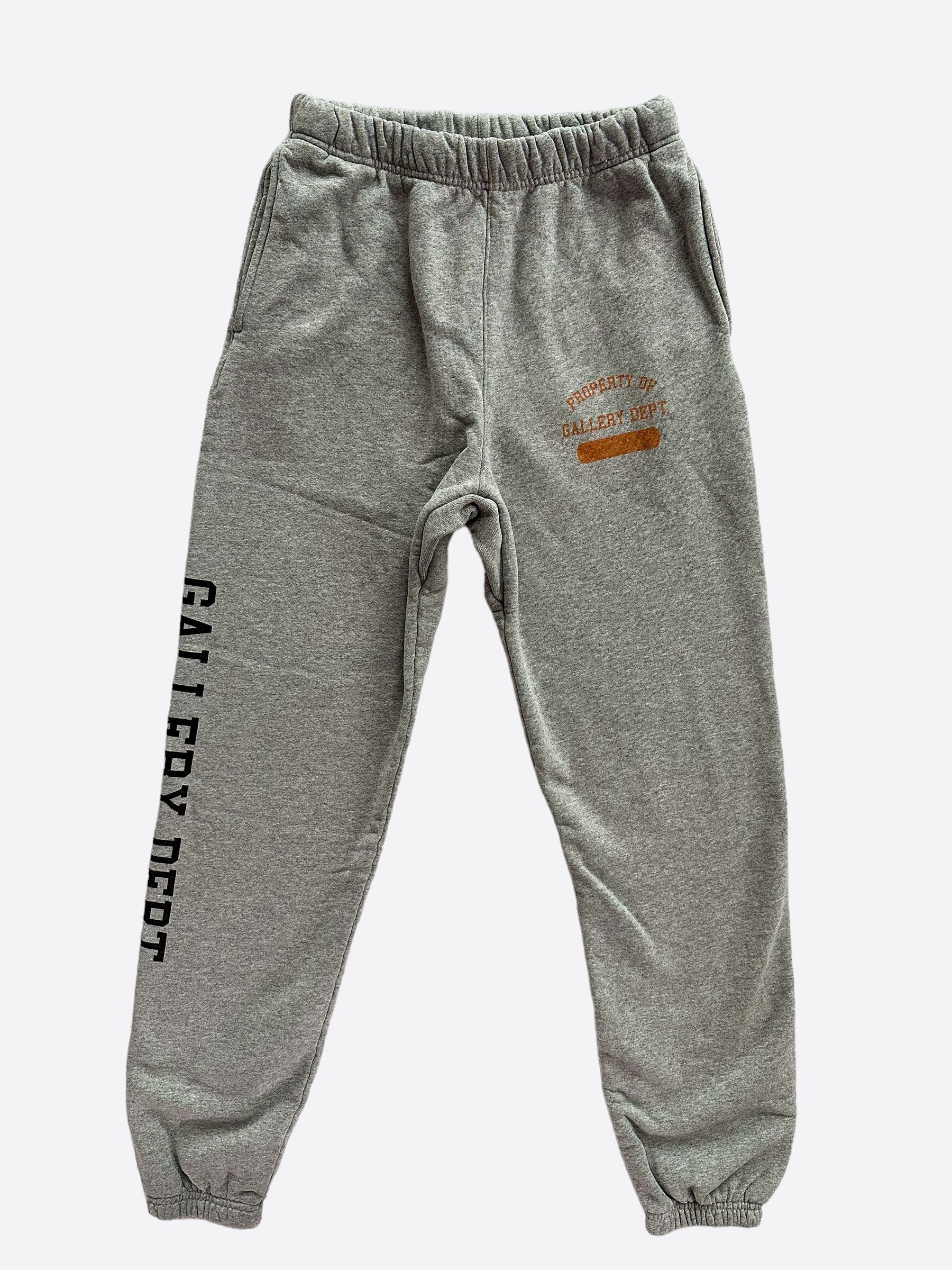 Gallery Dept. Gallery Dept Grey Property Of Sweatpants Size US 38 / EU 54 - 1 Thumbnail