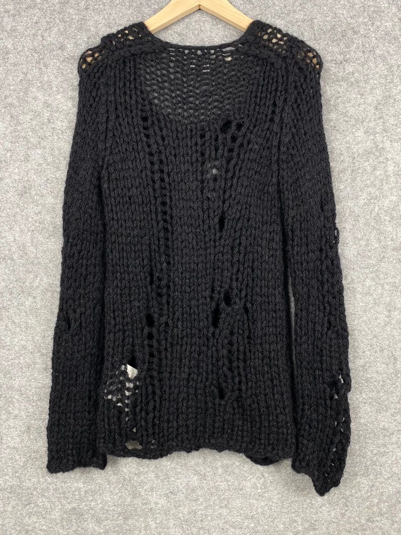 Comme des Garcons Comme Des Garcons Hand-woven cutout mohair-blend sweater Size S / US 4 / IT 40 - 2 Thumbnail