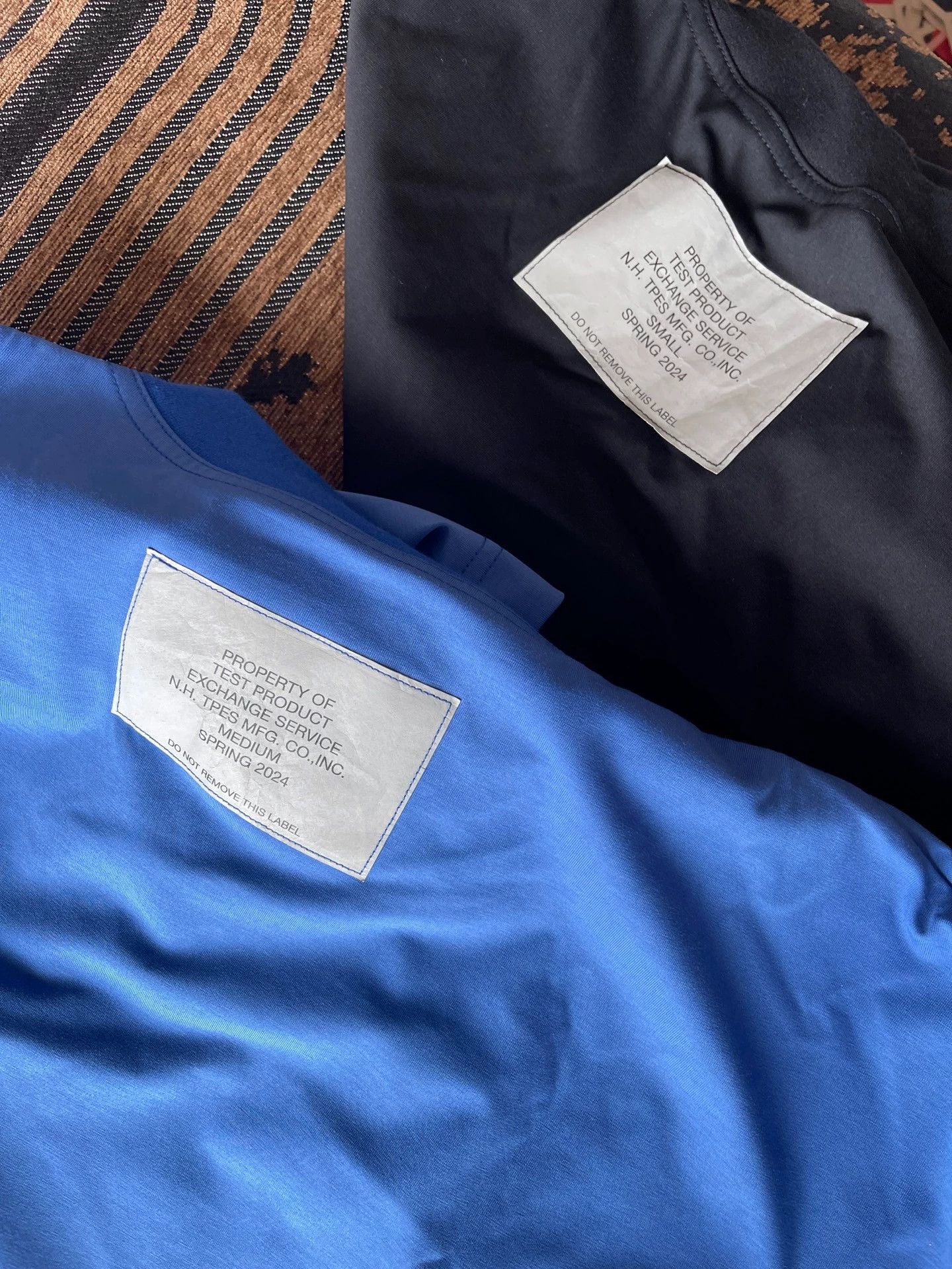 N.Hoolywood N.HOOLYWOOD TEST T-SHIRT Military Patch Crew SS24 Blue 38 Size US M / EU 48-50 / 2 - 4 Thumbnail