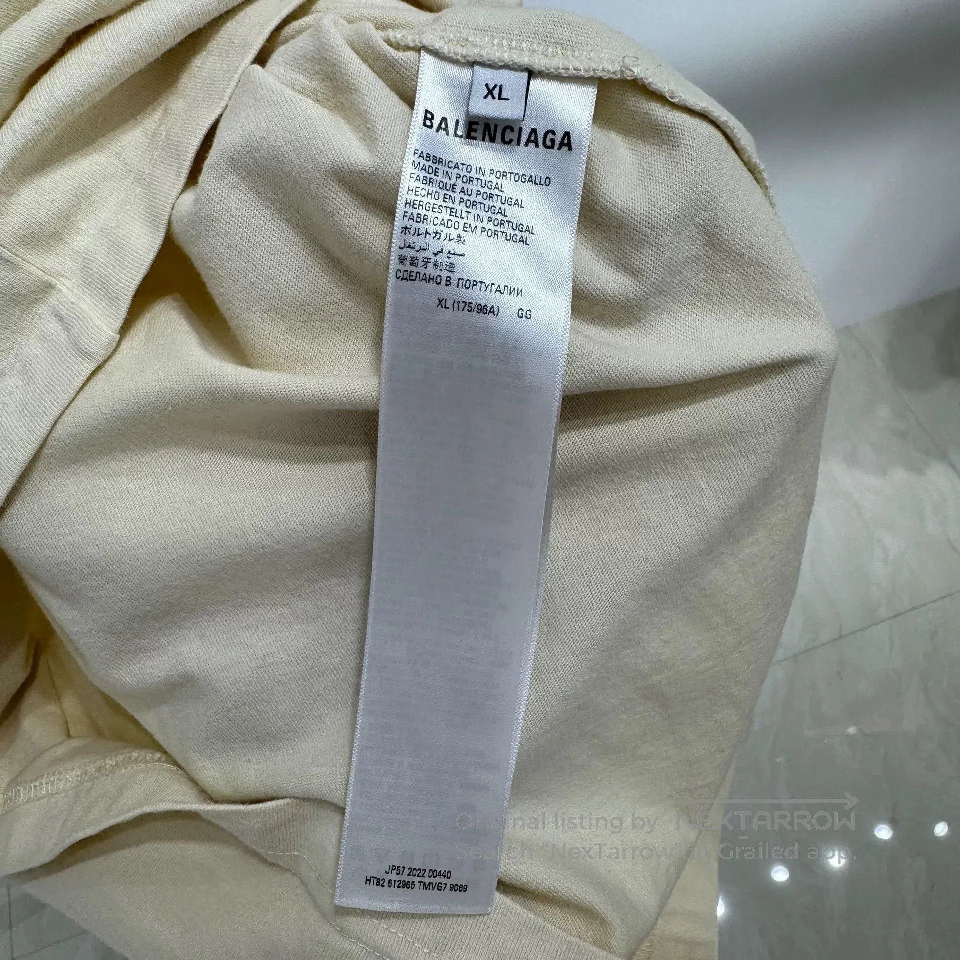 Japanese Brand Balenciaga Chest Embroidery Double B Short Sleeve. Size US XL / EU 56 / 4 - 6 Thumbnail