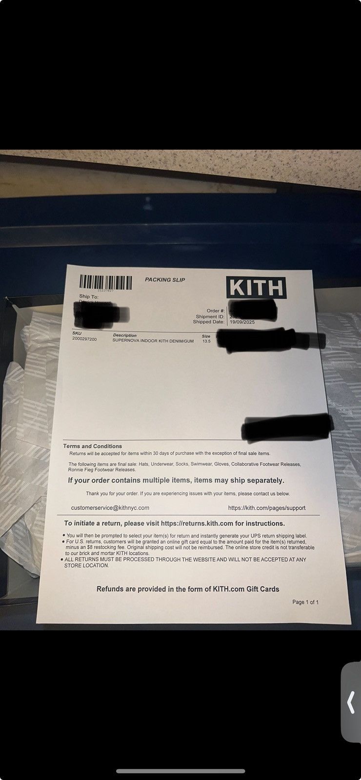 Adidas × Kith ADIDAS x KITH SUPERNOVA INDOOR DENIM size 13.5 Size US 14 / EU 47 - 9 Thumbnail