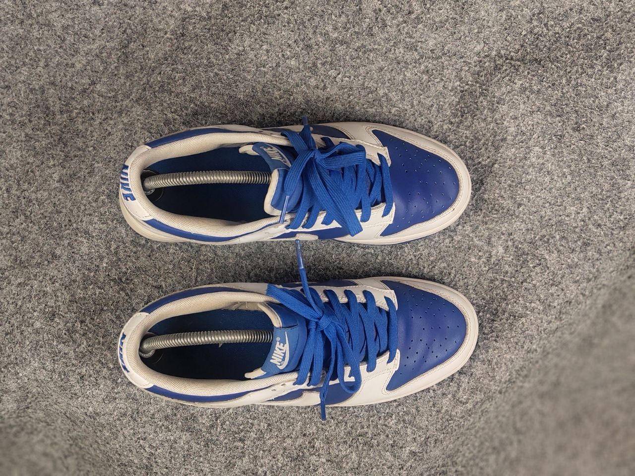 Nike Nike Dunk Low Retro Racer Blue Leather Sneakers Vintage Size US 9 / EU 42 - 7 Thumbnail