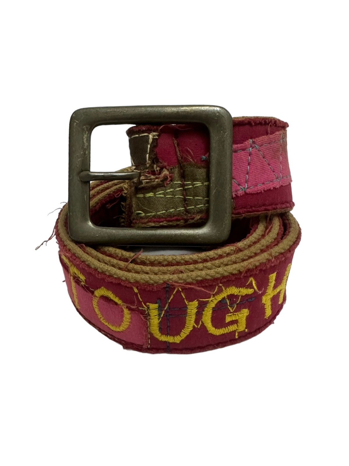 If Six Was Nine Tough Jeansmith Boro Patchwork Multicolor Belt Size ONE SIZE - 4 Thumbnail