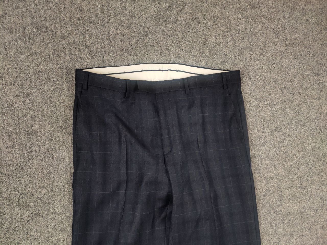 Marks & Spencer Marks & Spencer By Alfred Brown Wool Navy suit Blazer Pants Size 48L - 14 Thumbnail