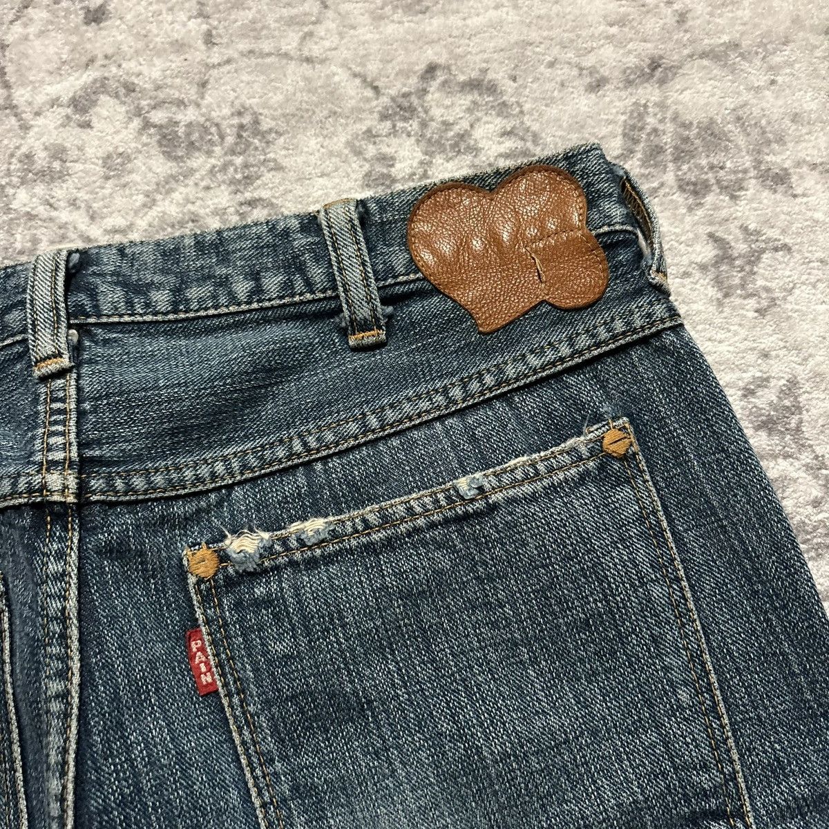 Number (N)ine Number (N)ine SS03 Kurt Cobain Patchwork Blue Jeans | 30 Size US 30 / EU 46 - 9 Thumbnail