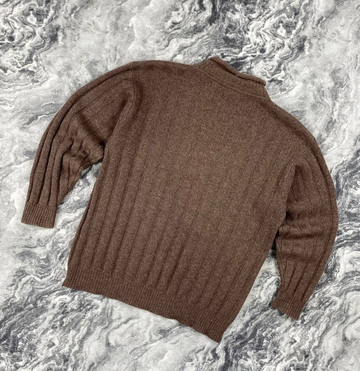 Brunello Cucinelli Brunello Cucinelli Knit Cashmere Ribbed Sweater Men Size 48 Size US M / EU 48-50 / 2 - 11 Thumbnail