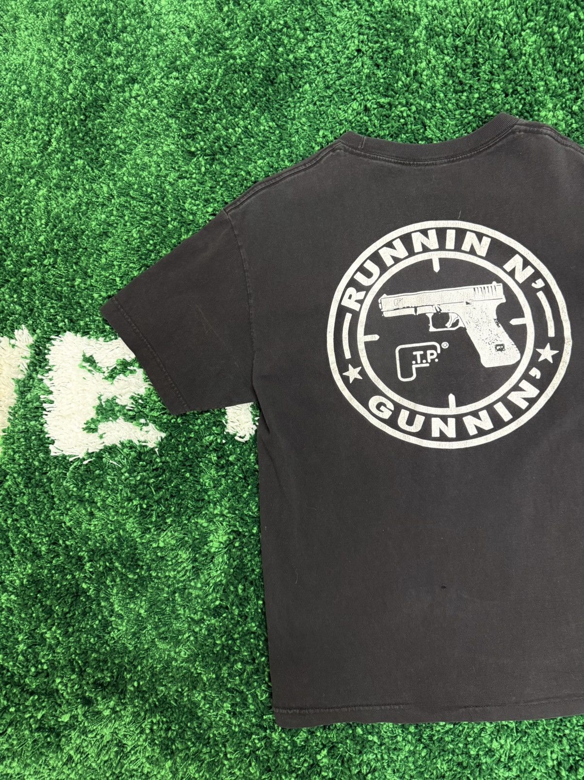 OG Fuck The Population Glock Logo Tee Black Medium