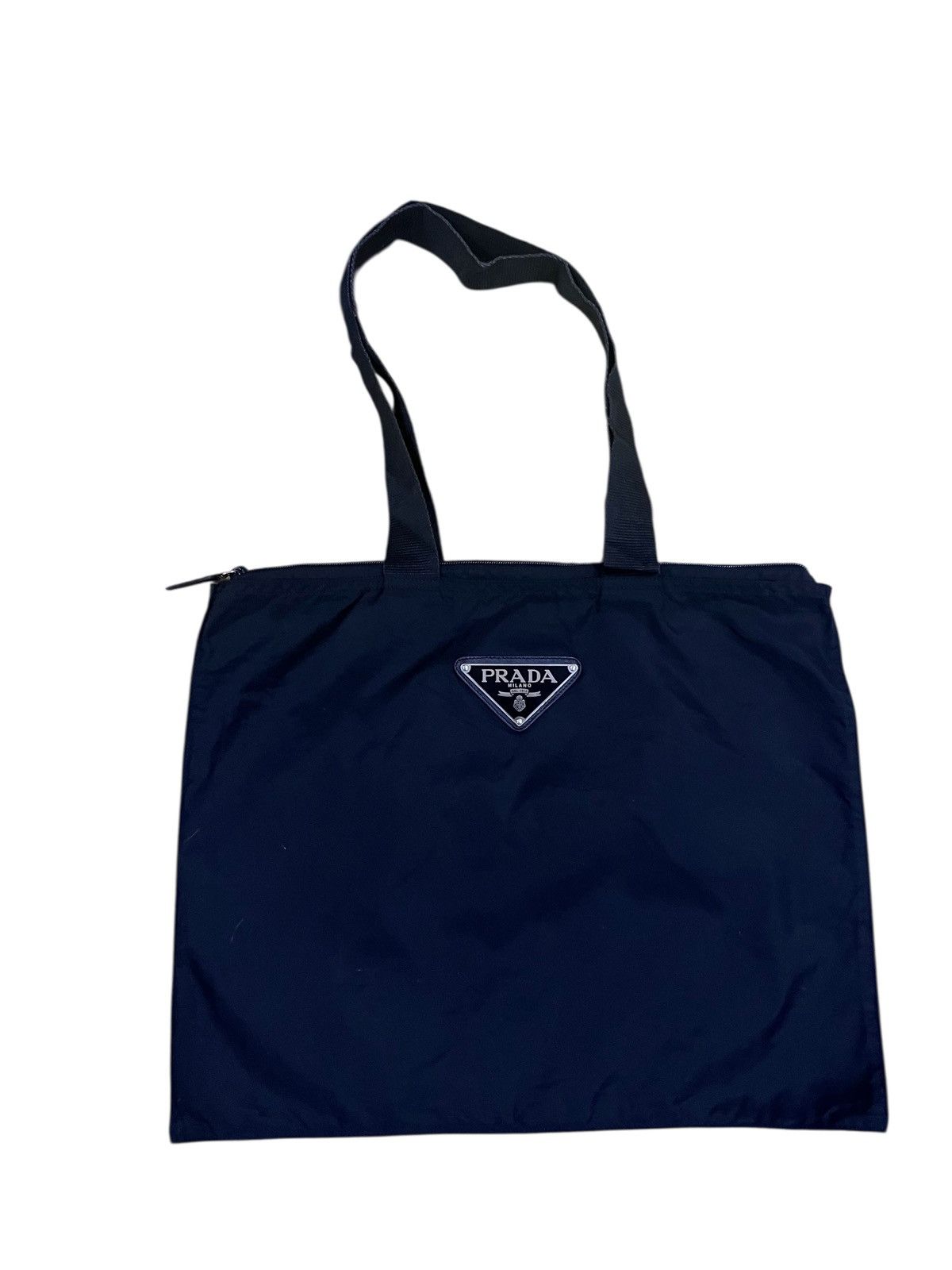 Prada Prada nylon zip tote bag black Size ONE SIZE - 1 Thumbnail