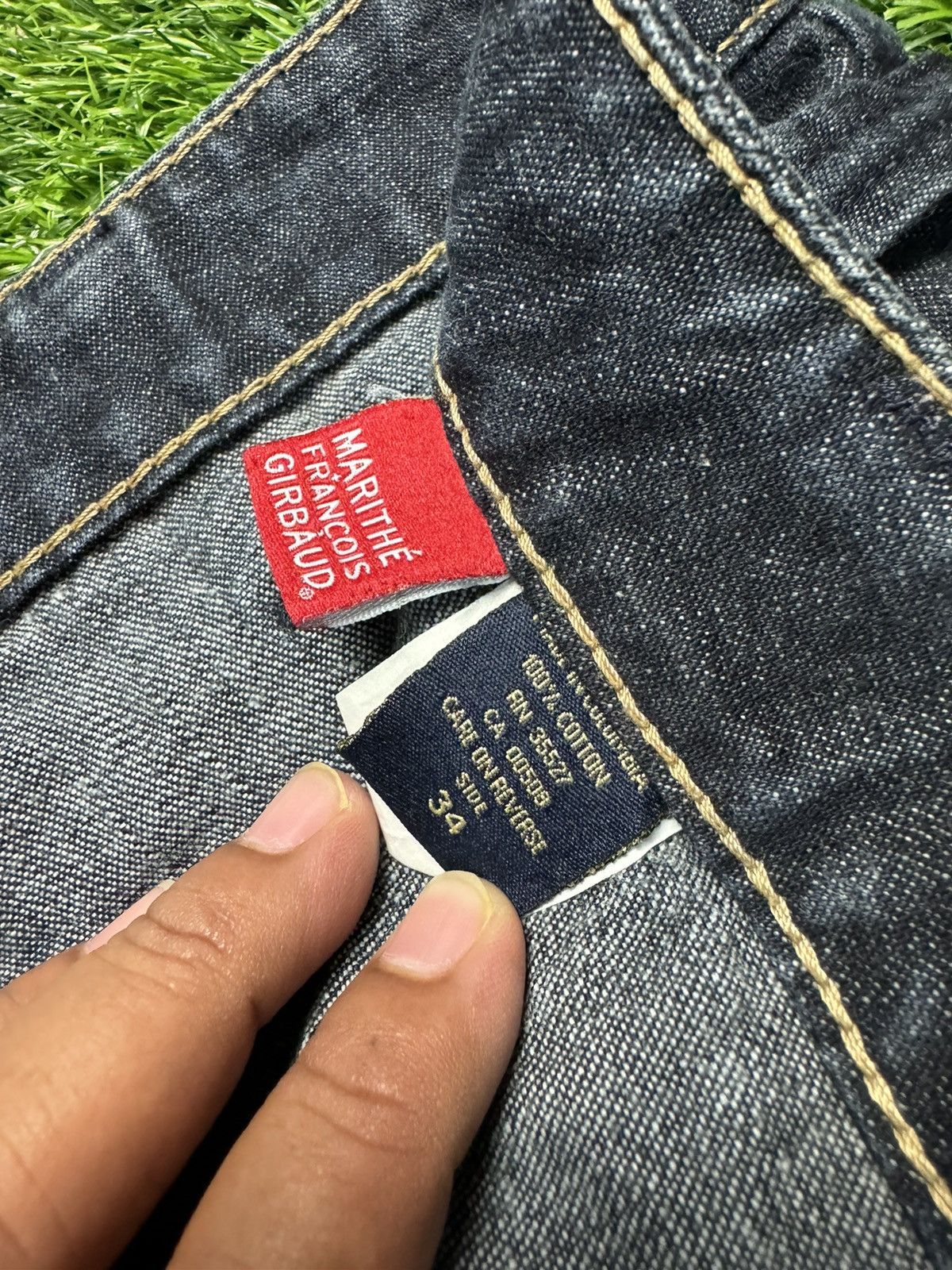 Japanese Brand × Marithe + Francois Girbaud MFG - rebuild jeans Size US 33 - 16 Thumbnail