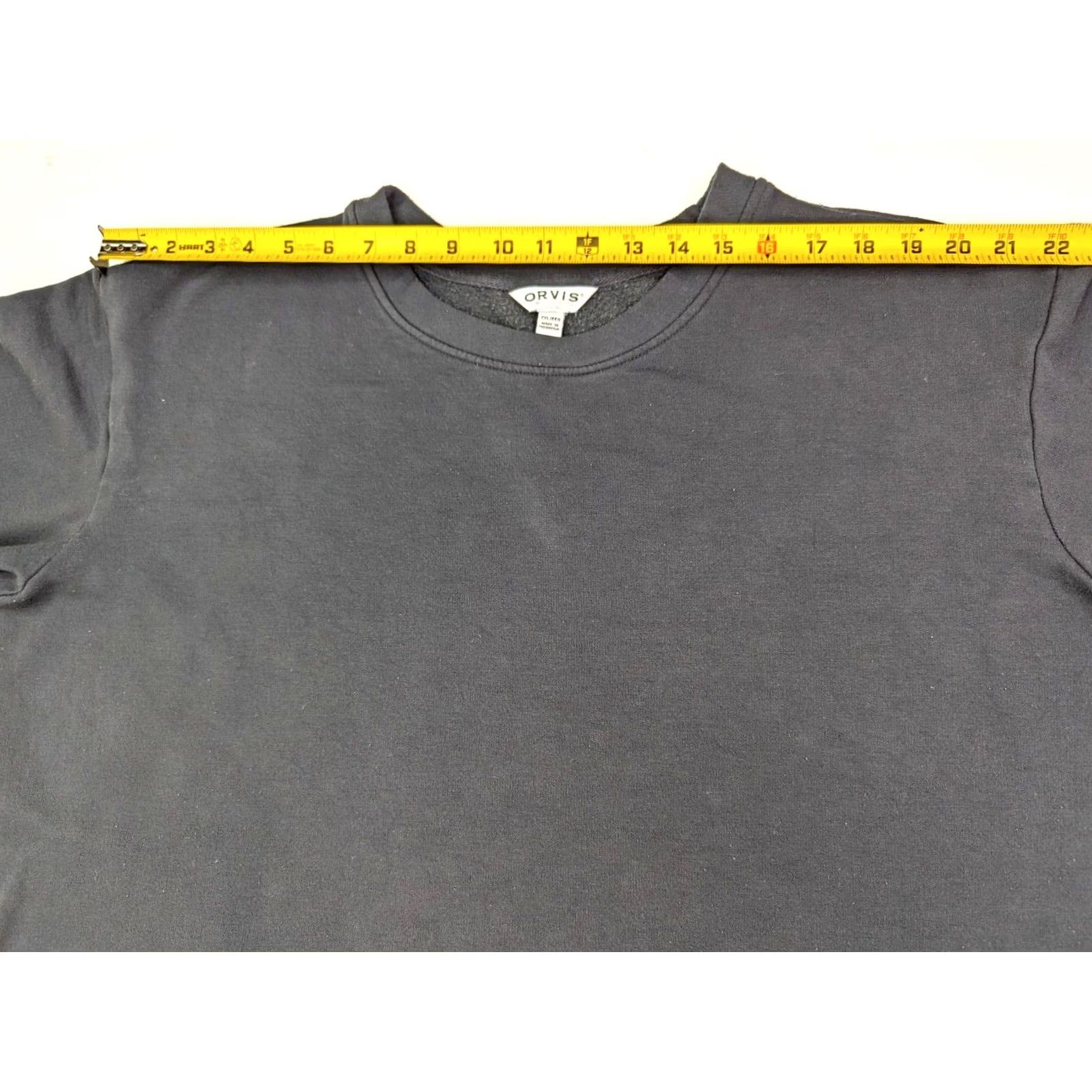Orvis Orvis Modal Blend Pullover Lightweight Sweater Men 2XL Crew Neck Black Solid Knit All Seasons Size US XXL / EU 58 / 5 - 7 Thumbnail