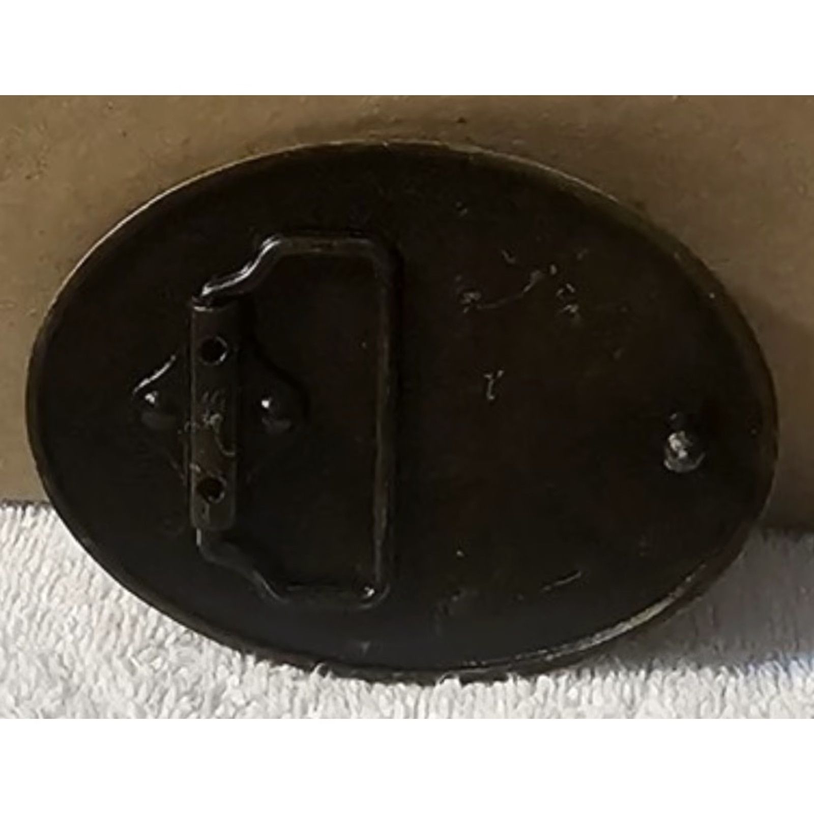 Vintage Funny Pistol Belt Buckle Gun Safety Rodeo Cowboy First Rule Size ONE SIZE - 2 Thumbnail