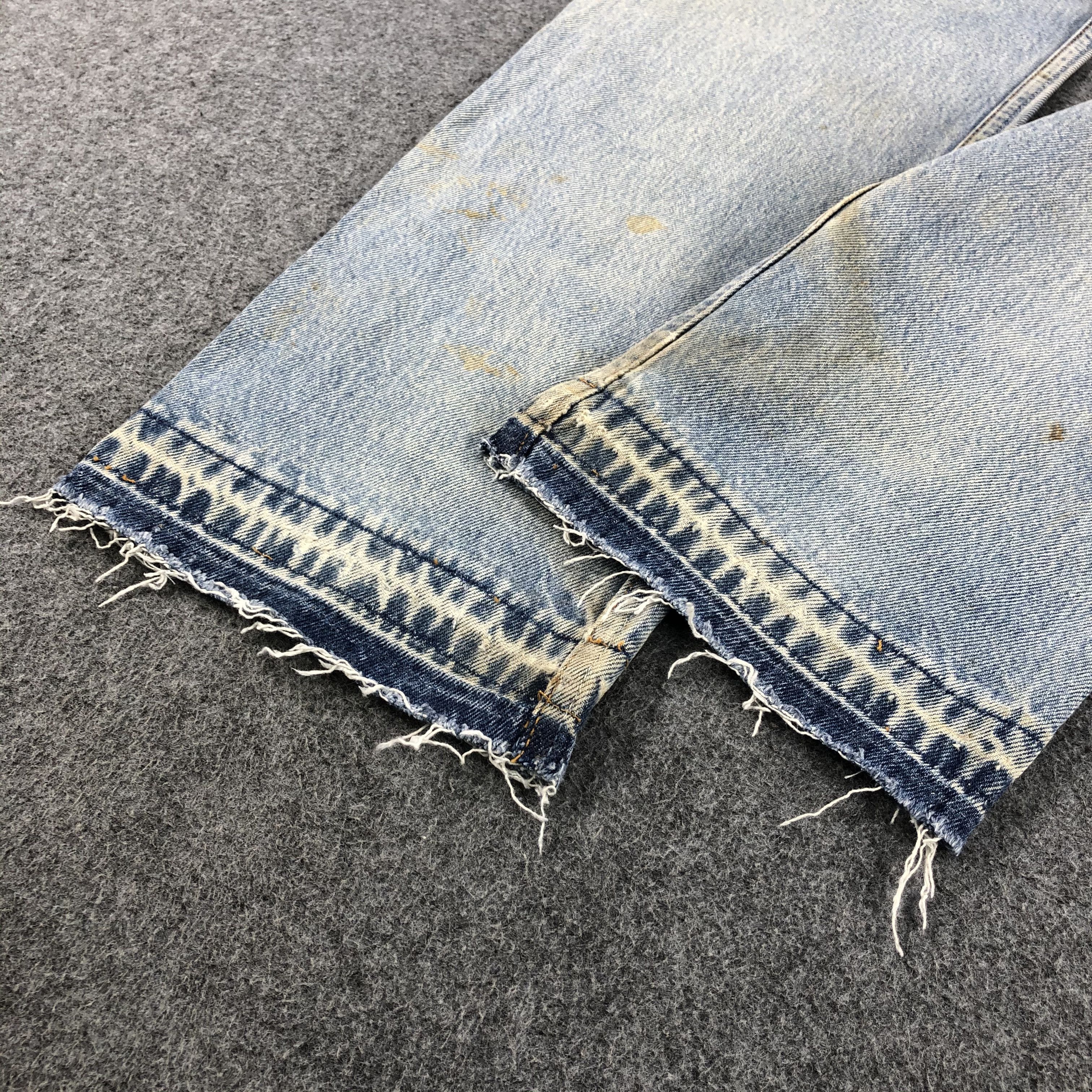 Levi's Vintage 90s Levis 501 Jeans Rusty Wash Denim KJ336 Size US 32 / EU 48 - 6 Thumbnail