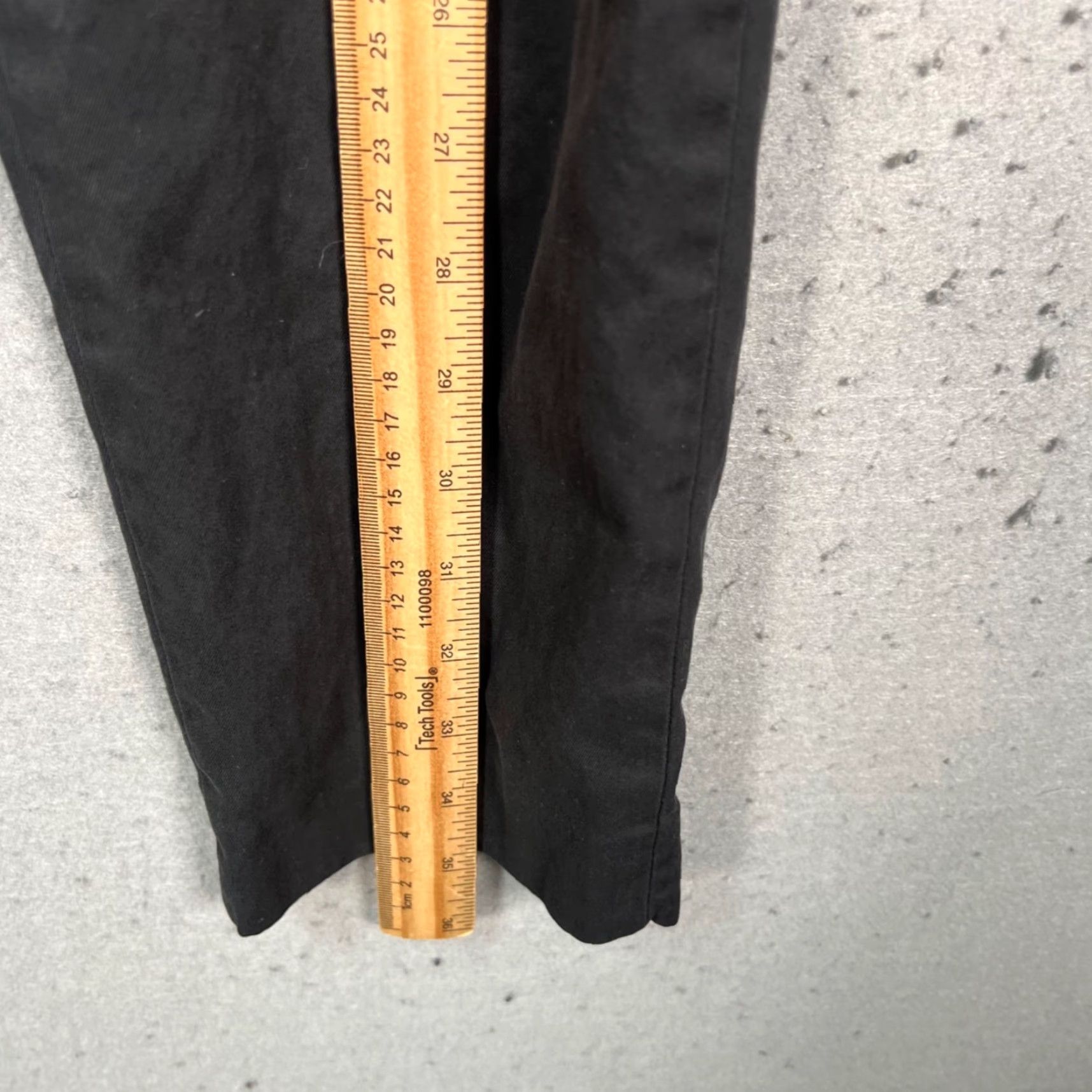 Allsaints AllSaints Mens Pants Black Cotton Slim Fit Chino Tapered Leg Flat Front 30 Inseam 25 Casual N/A Size US 30 / EU 46 - 7 Thumbnail