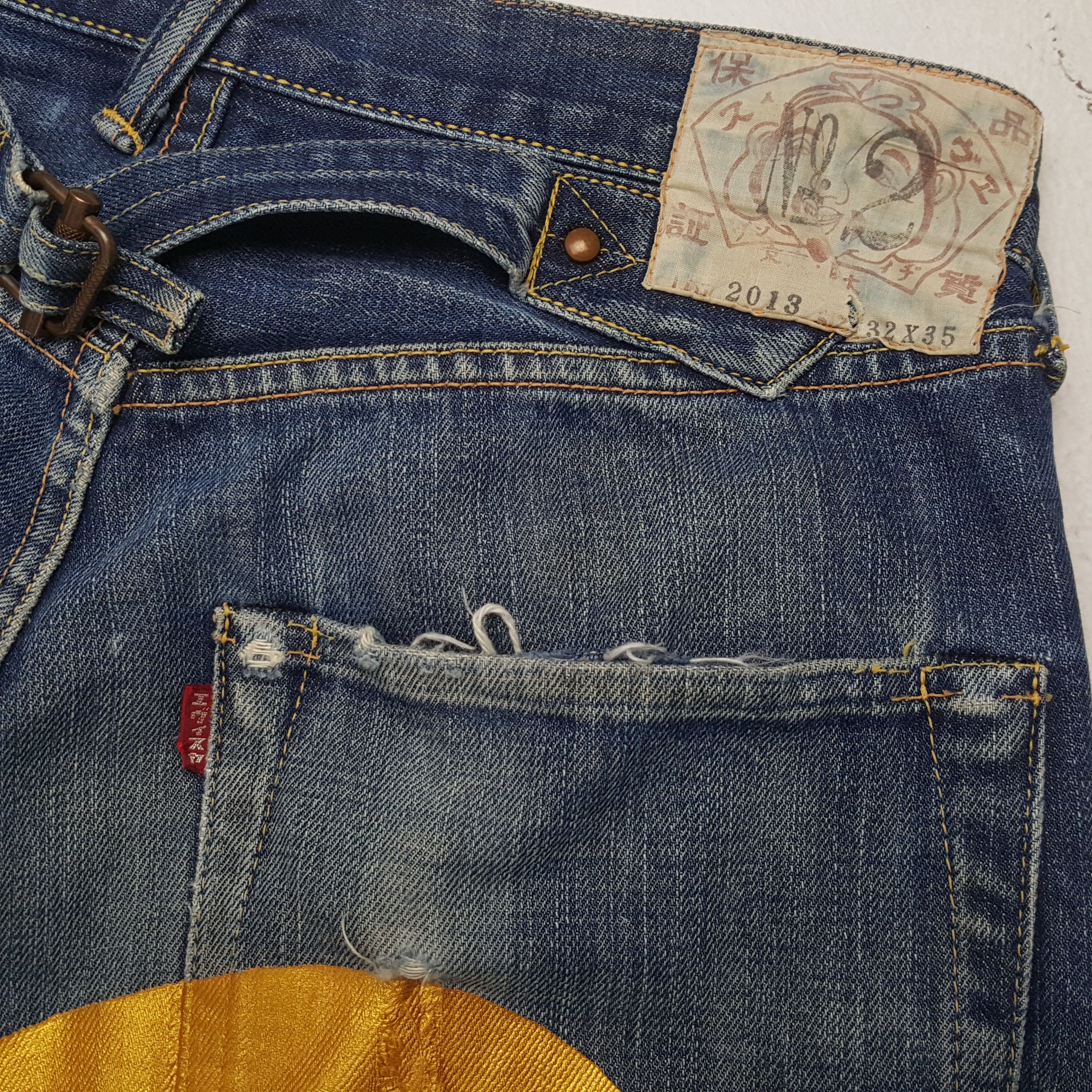 Evisu EVISU Japanese Brand Streetwear Custom Daicock Jeans Size US 30 / EU 46 - 15 Thumbnail