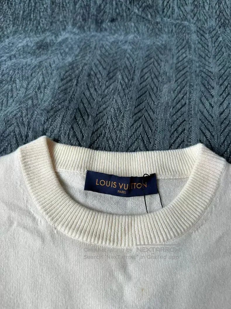 Louis Vuitton Louis Vuitton Cashmere knit short sleeves Size US XXS / EU 40 - 3 Thumbnail