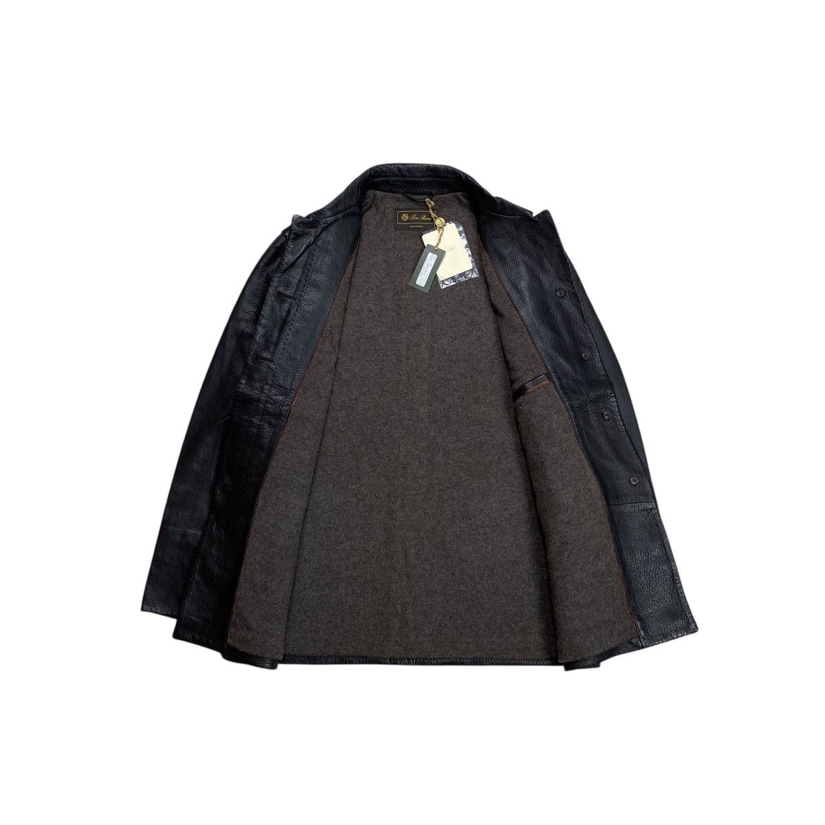 Loro Piana Loro Piana Deer Leather With Cashmere Lined Jacket Size US M / EU 48-50 / 2 - 4 Thumbnail