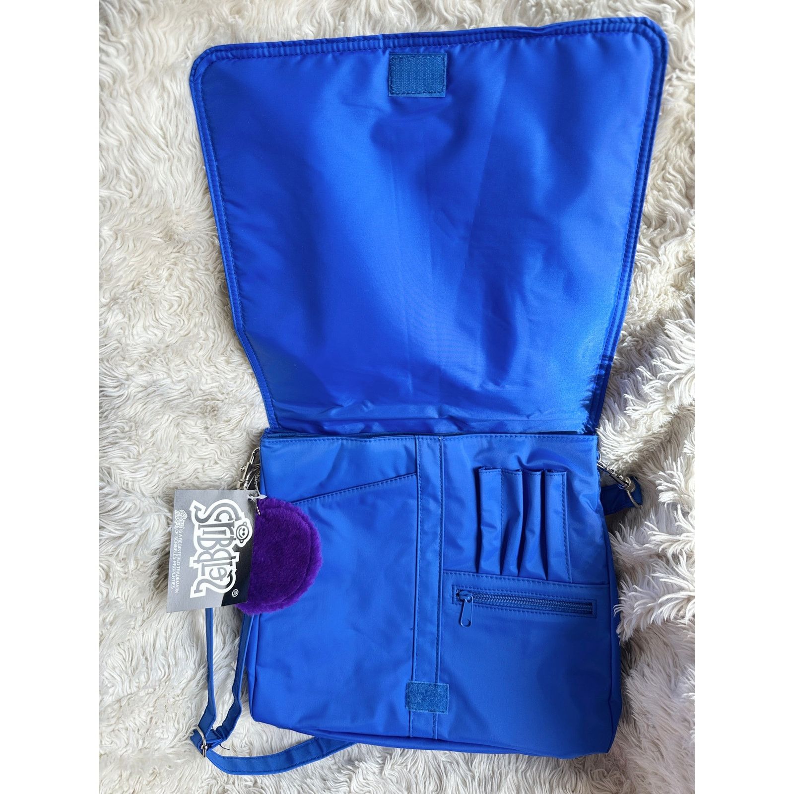 Other NOS Y2K Fuzzy Peace Sign Convertible Bag Size ONE SIZE - 6 Thumbnail