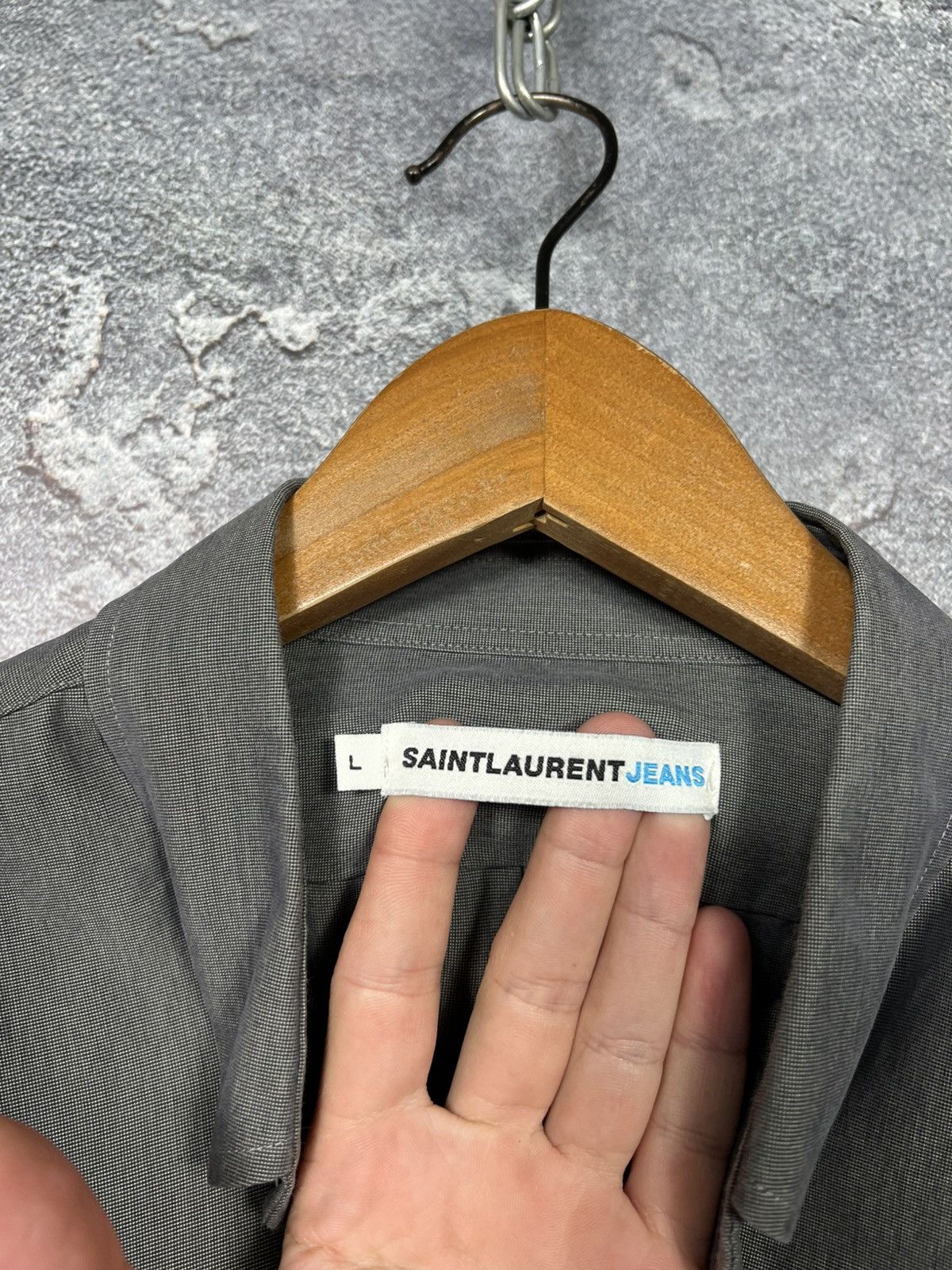 Yves Saint Laurent Vintage Saint Laurent Paris Classic Oversized Shirt Size US L / EU 52-54 / 3 - 6 Thumbnail