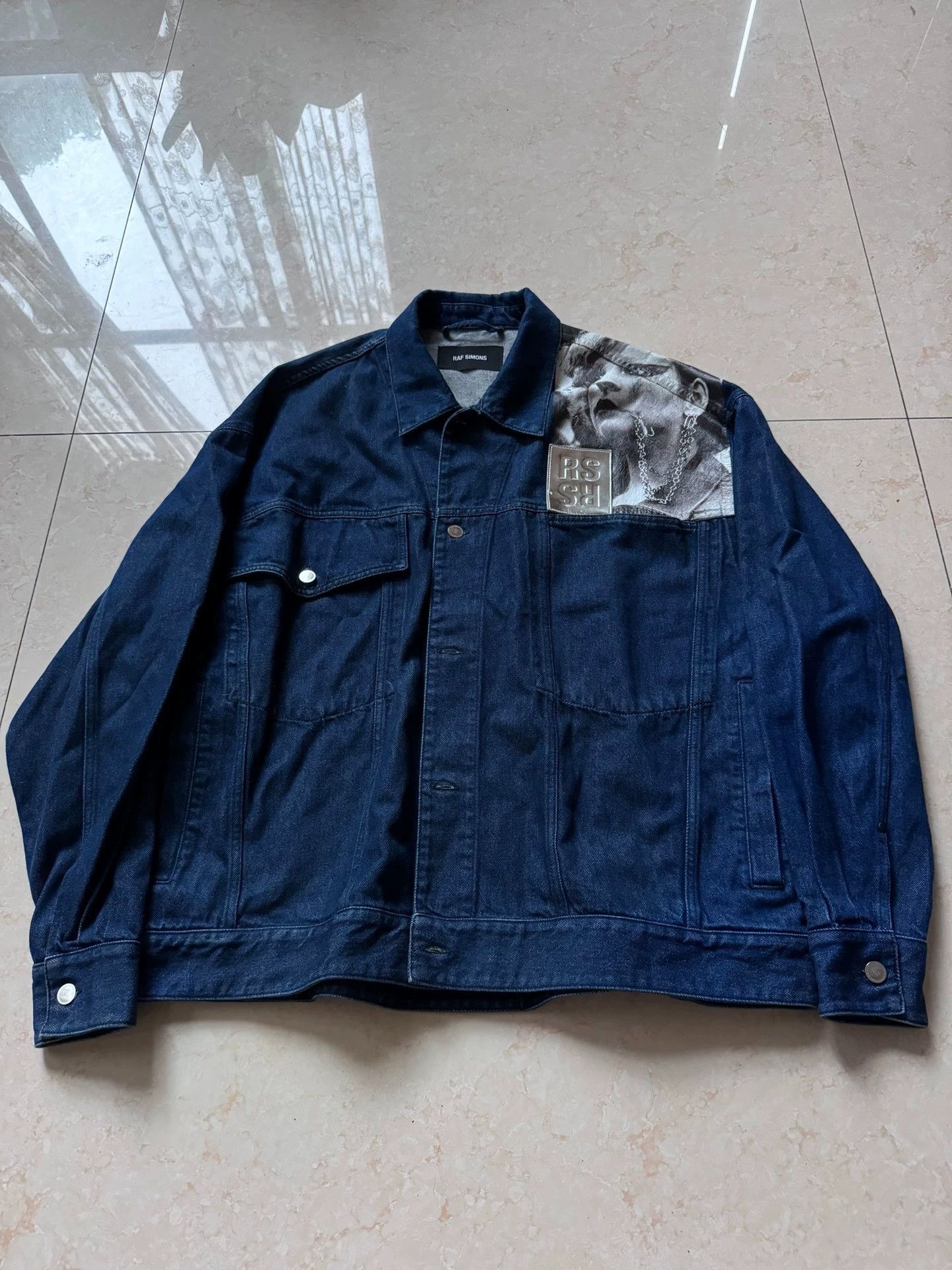 Raf Simons Raf Simons Portrait denim jacket Size US L / EU 52-54 / 3 - 1 Thumbnail