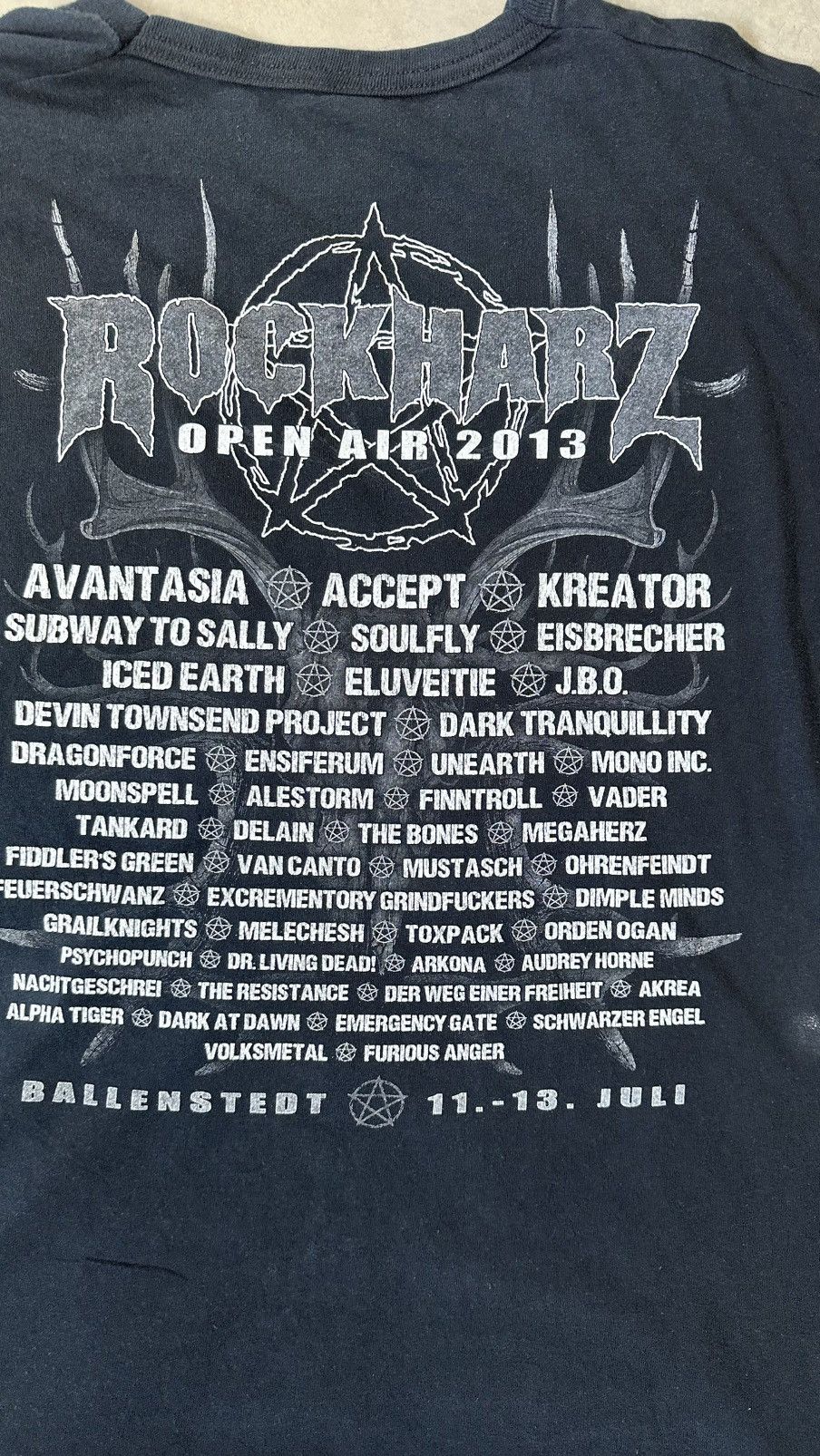Vintage VINTAGE ROCKHARZ KREATIF ACCEPT SOULFLY BAND EVENT TEE Size US XXL / EU 58 / 5 - 7 Thumbnail