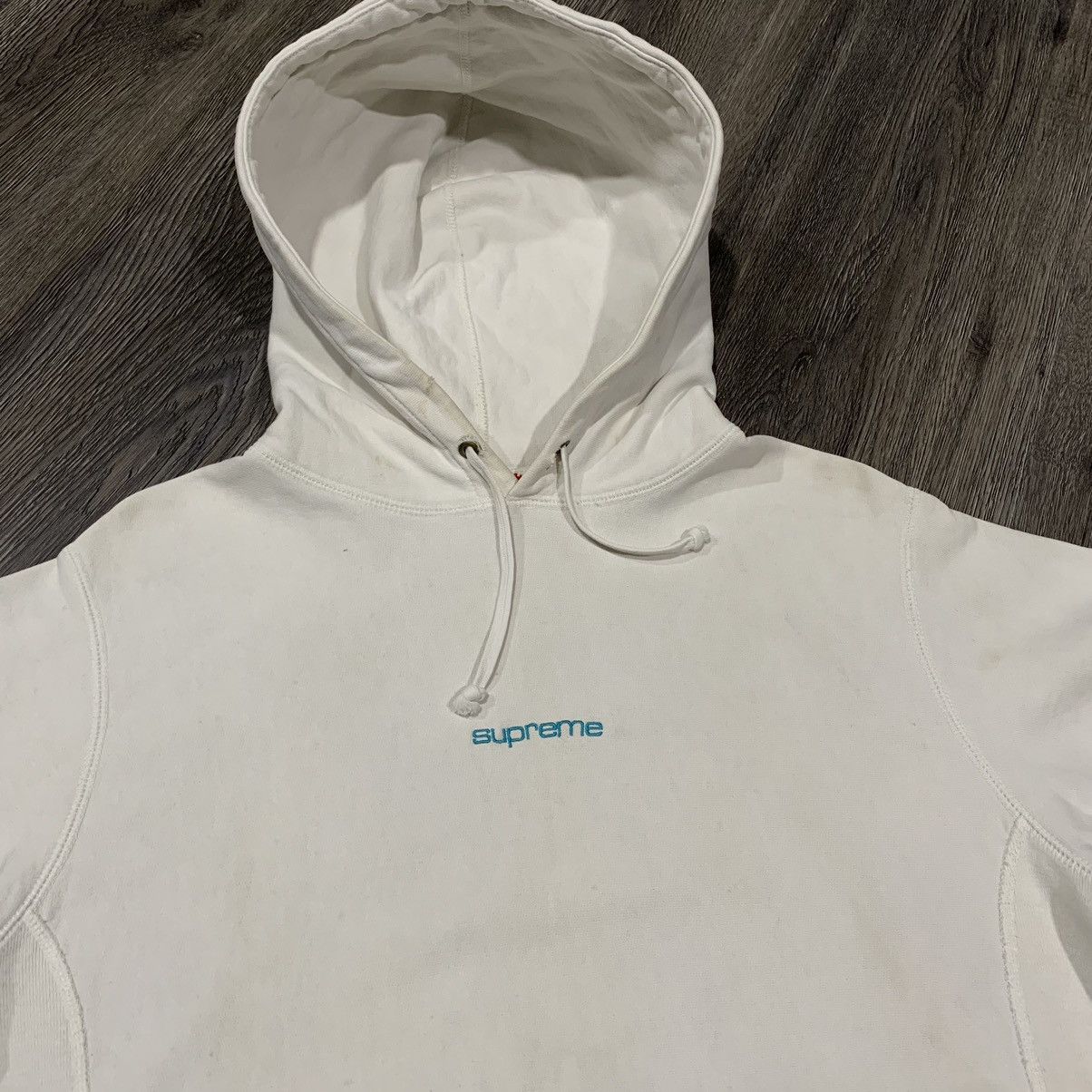 Supreme Supreme Compact Logo Hooded Sweatshirt Size US S / EU 44-46 / 1 - 3 Thumbnail
