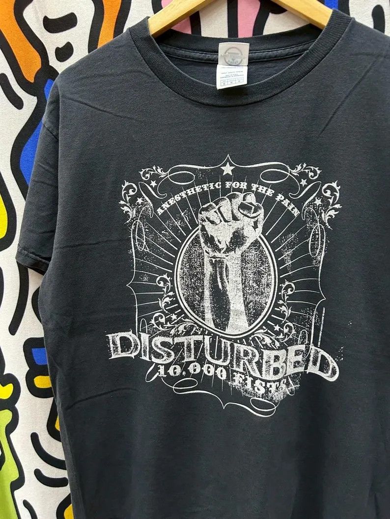 Vintage Vintage 2000s Disturbed Band tshirt size M Size US M / EU 48-50 / 2 - 1 Thumbnail
