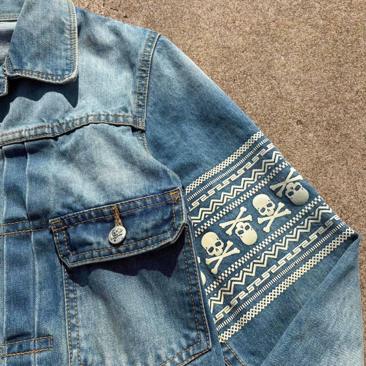 Mastermind Japan Mastermind Japan Skull Hardware Denim Jacket Size US M / EU 48-50 / 2 - 18 Thumbnail