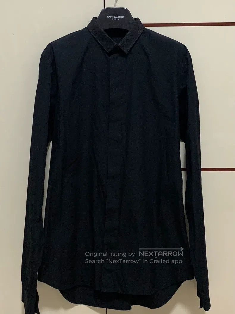 Dior Dior Size 39 Black Tie Shirt i Size US L / EU 52-54 / 3 - 1 Thumbnail