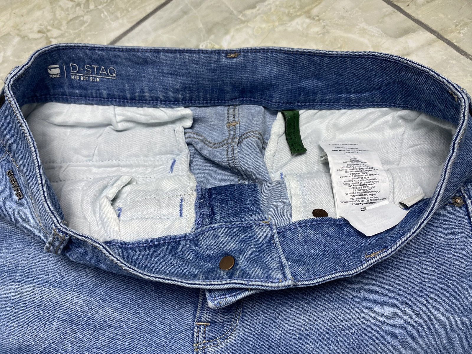 G-Star 🔥G-STAR RAW/D-STAQ-R SLIM DENIM 30 Size US 30 / EU 46 - 14 Thumbnail