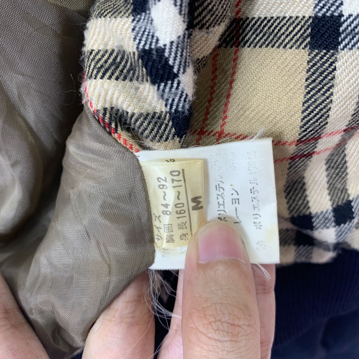 Burberry × Vintage Vintage Burberry Herren Mode Full Zip Jacket Size US M / EU 48-50 / 2 - 9 Thumbnail
