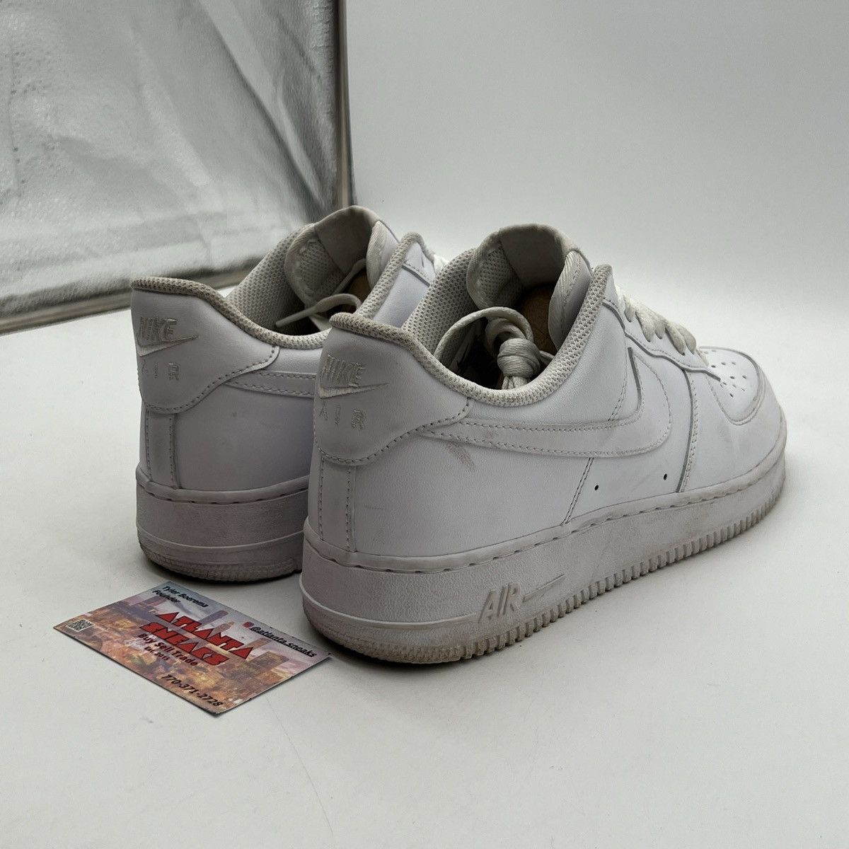 Nike Wmns Air Force 1 07 triple white Size US 10.5 / EU 43-44 - 5 Thumbnail