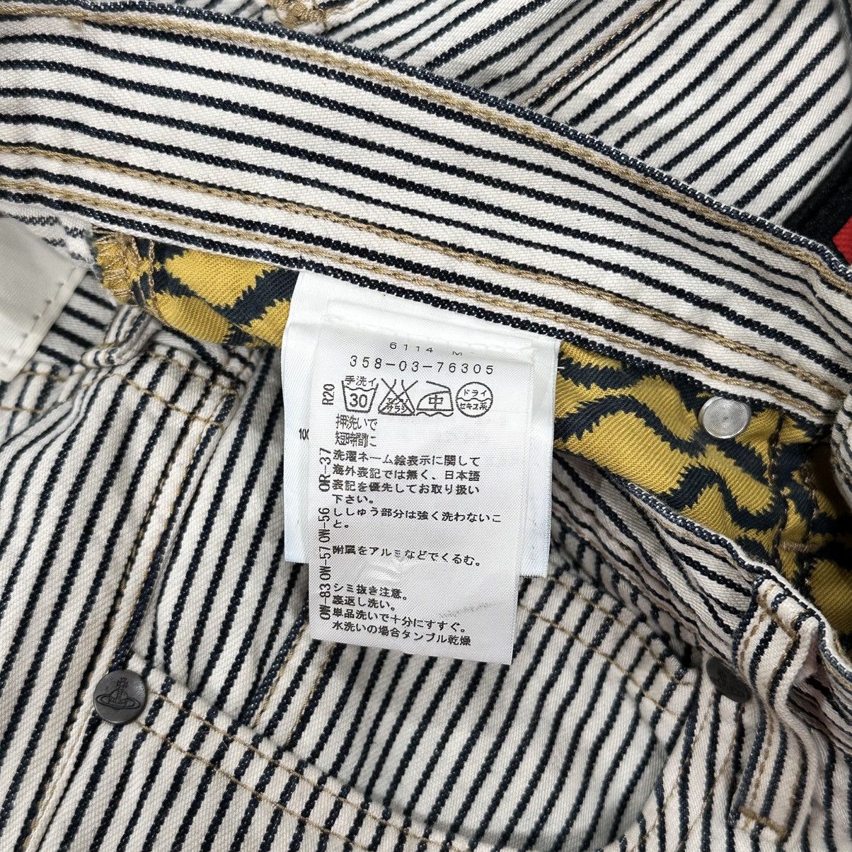 Lee × Vivienne Westwood VIVIENNE WESTWOOD X LEE PIN STRIPE JEANS Size US 28 / EU 44 - 9 Thumbnail