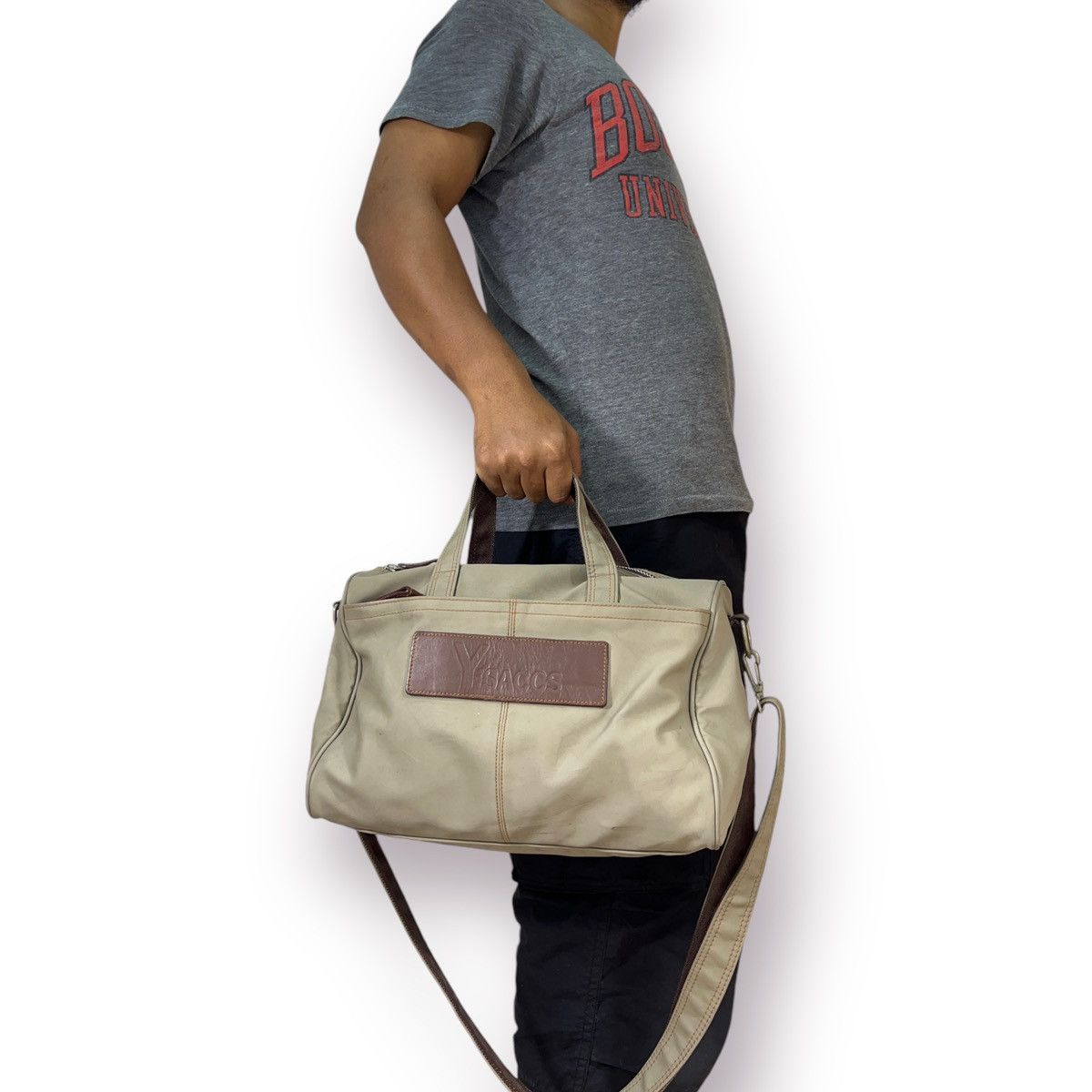 Yohji Yamamoto 🔥 Vintage Y'saccs Yohji Yamamoto Packable Bag sling Size ONE SIZE - 15 Thumbnail