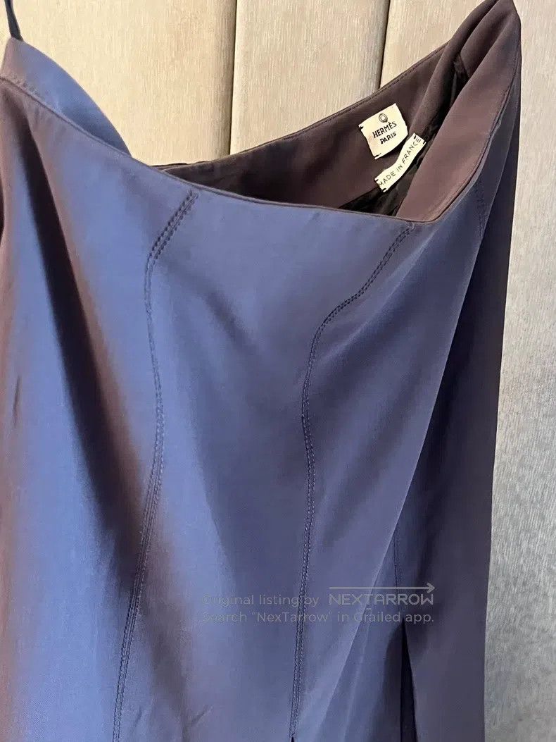 Hermes Hermes Wool skirt Size 24" / US 00 / IT 34 - 4 Thumbnail