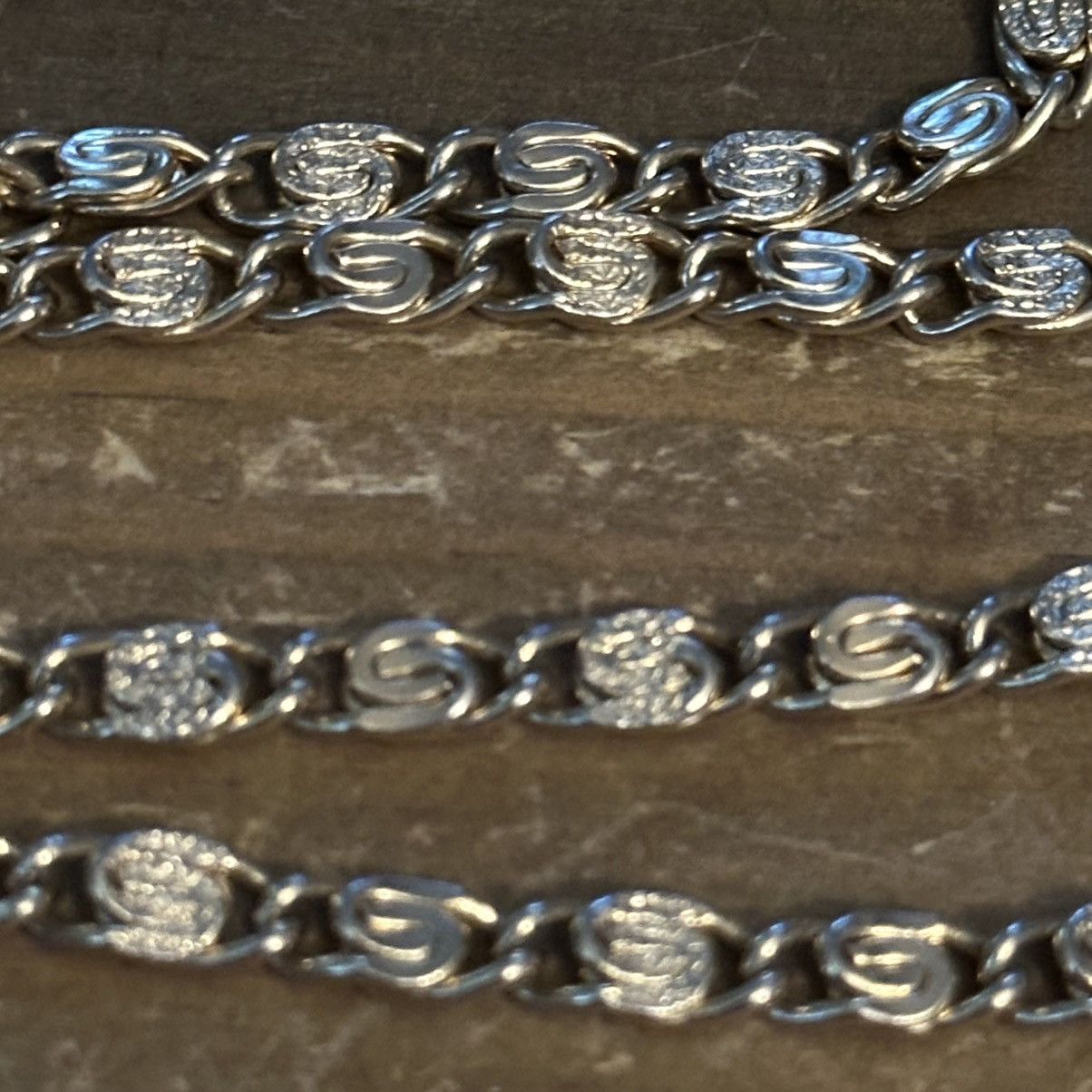 Other × Vintage Vintage gold tone scroll link chain necklace Size ONE SIZE - 3 Thumbnail