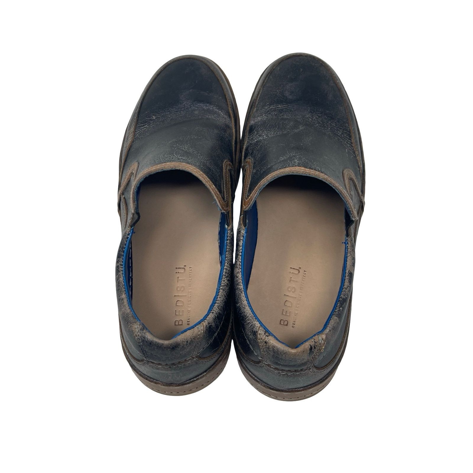 Bed Stu Bed Stu Freestyle Leather Loafer Sneake Black Lux Tan Rustic Size US 10.5 / EU 43-44 - 7 Thumbnail