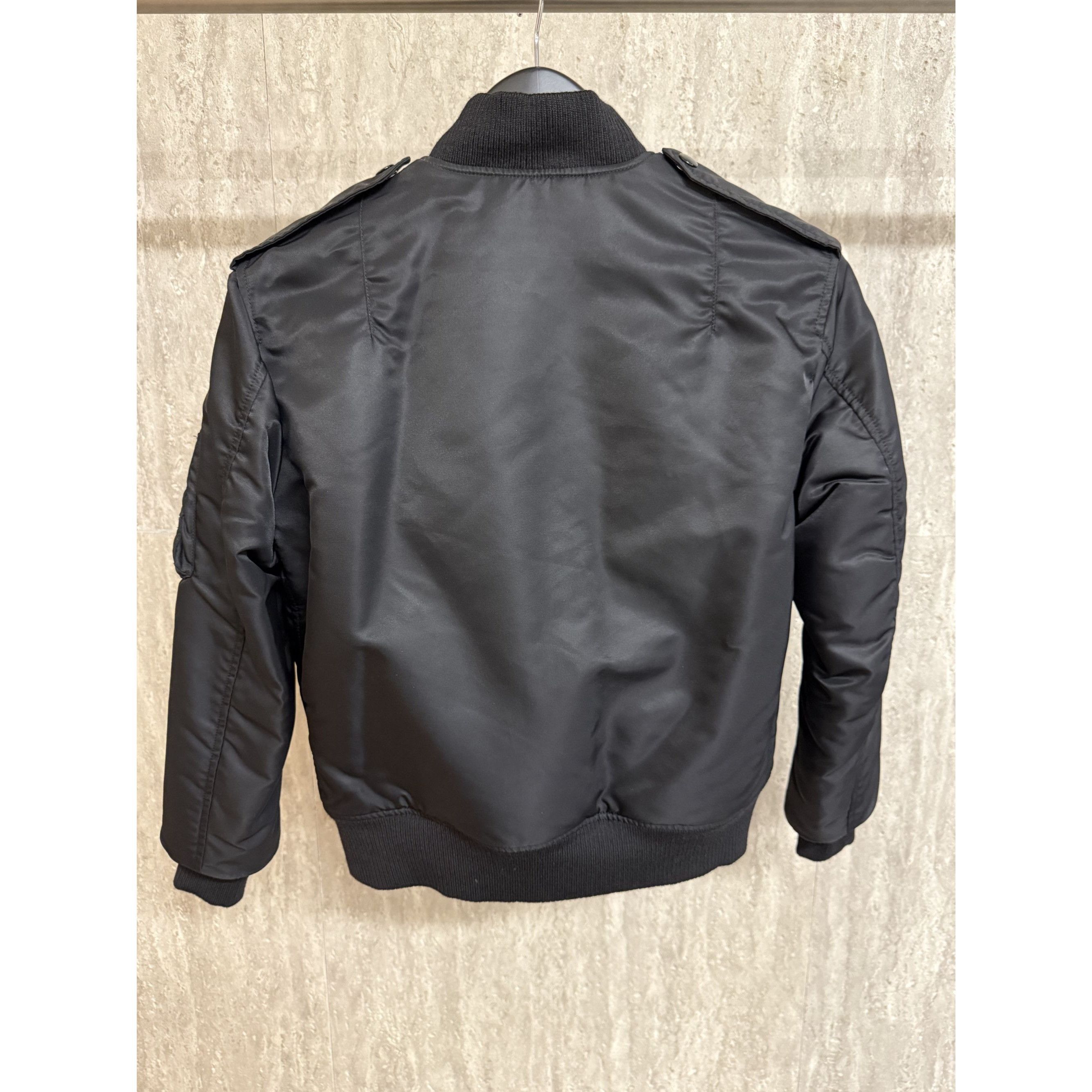 Saint Laurent Paris Saint Laurent Paris Womens Black Bomber Jacket F38 Size XS / US 0-2 / IT 36-38 - 13 Thumbnail