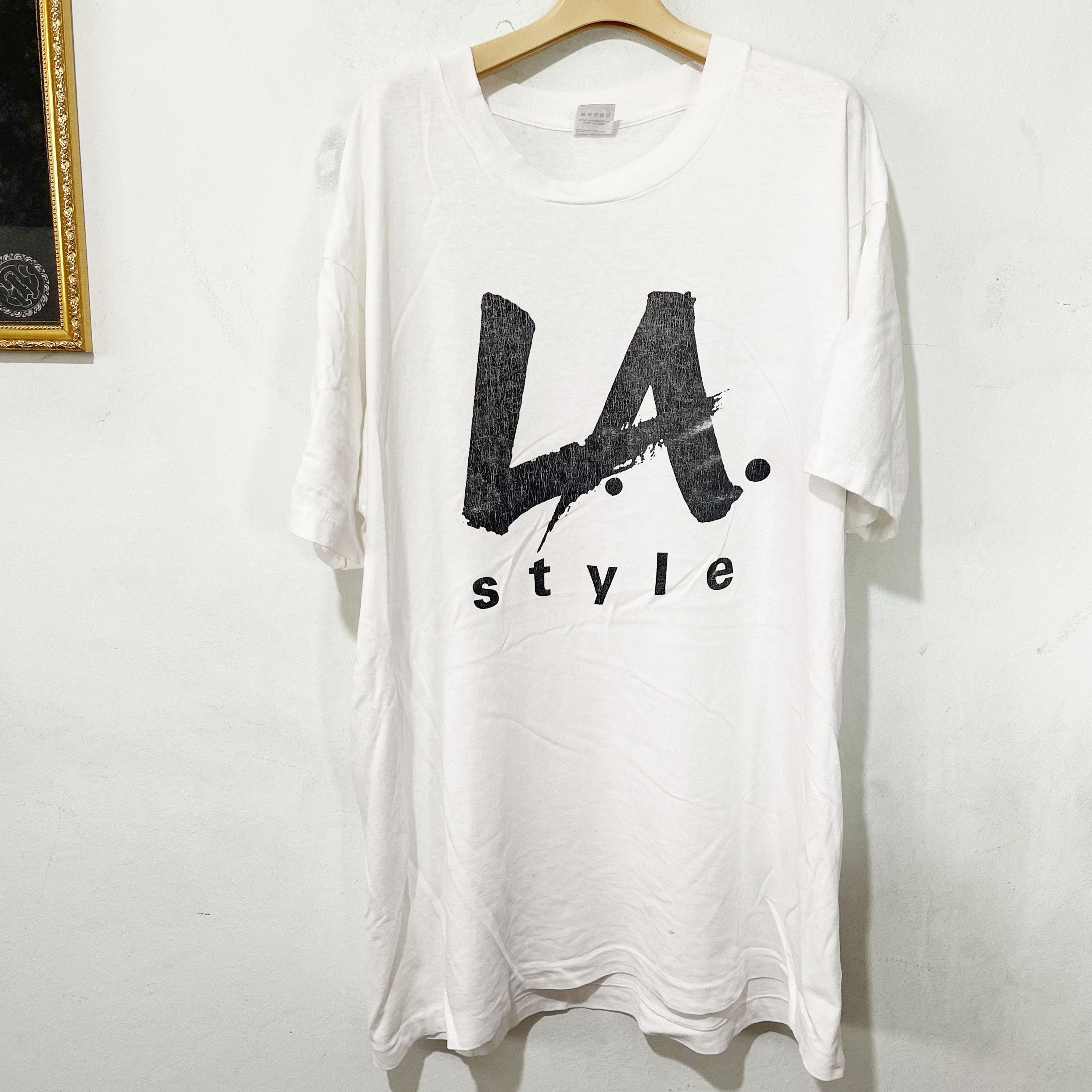 Vintage Vintage 90s LA Style Shirt Size US XL / EU 56 / 4 - 1 Thumbnail