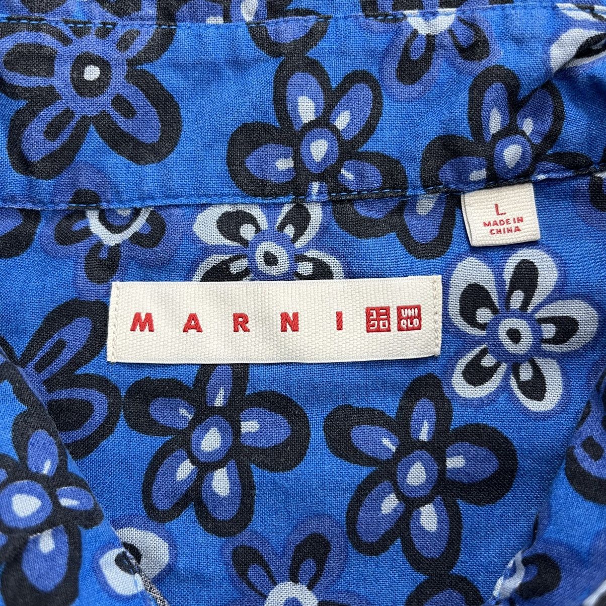 Marni × Uniqlo Uniqlo x Marni Flowers Button Up Shirt Size US L / EU 52-54 / 3 - 4 Thumbnail