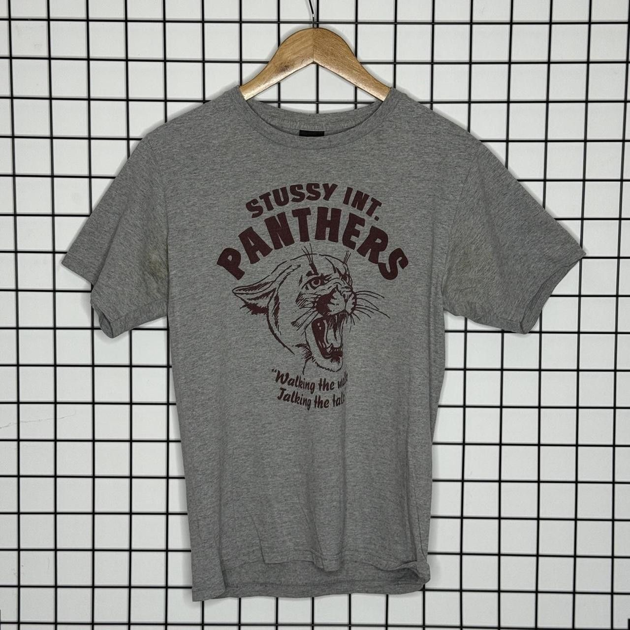 Stussy Stussy grey Panthers T-shirt Size S Printed Tee Size US M / EU 48-50 / 2 - 1 Thumbnail