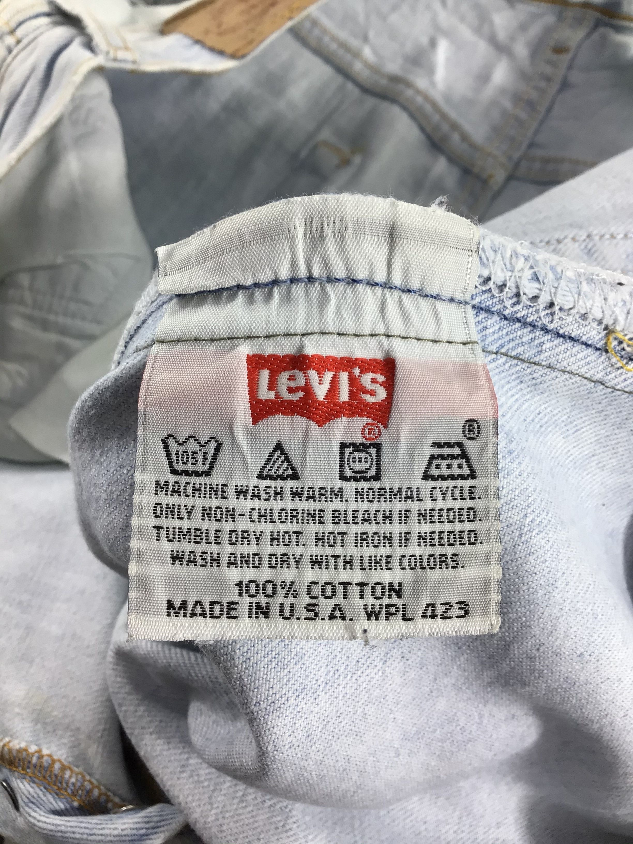 Levi's Vintage 90s Levis 501 Jeans-JM170 Size US 36 / EU 52 - 10 Thumbnail