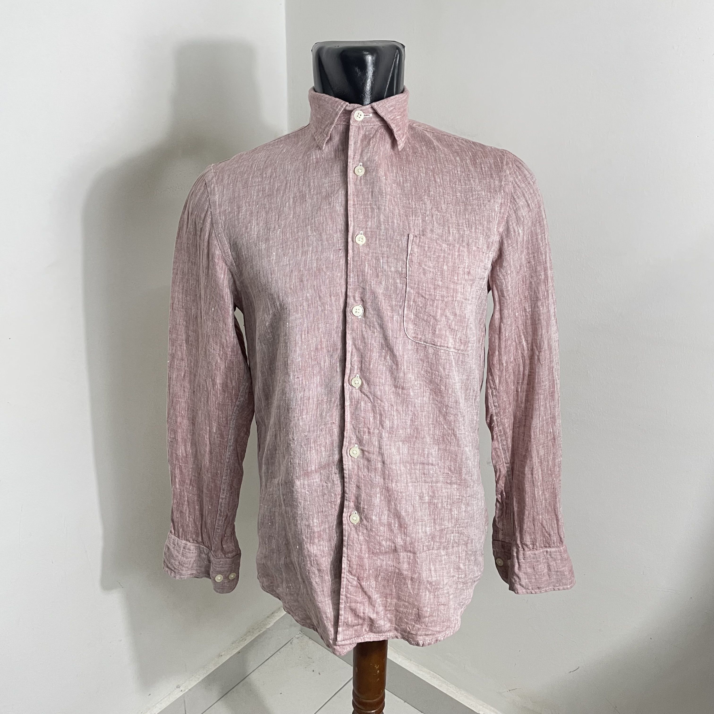 Designer × Japanese Brand × Uniqlo ⭐️SALE⭐️ [S] UNIQLO LINEN SHIRT Size US S / EU 44-46 / 1 - 1 Thumbnail