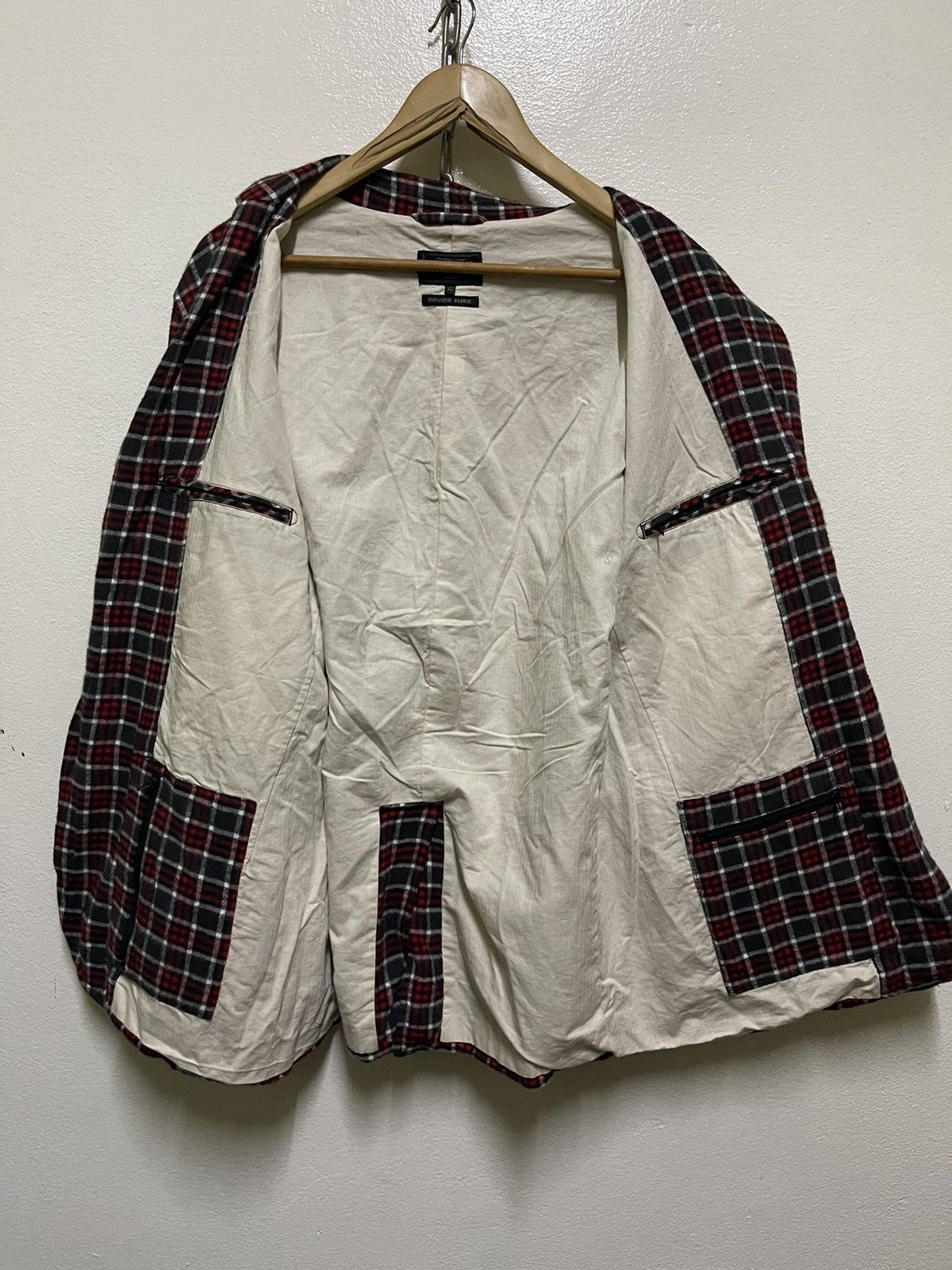 Beams Plus × Japanese Brand Beams Plus Blazer Red Plaid Size US XL / EU 56 / 4 - 12 Thumbnail