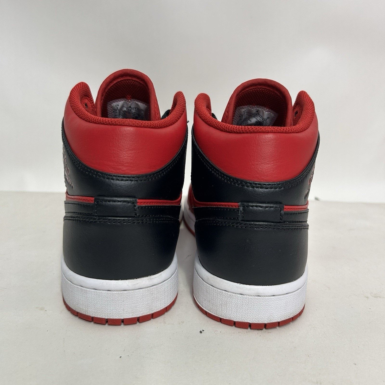 Jordan Brand Nike Air Jordan 1 Mid Retro “Reverse Bred/Gym Red Black” Size US 9 / EU 42 - 5 Thumbnail