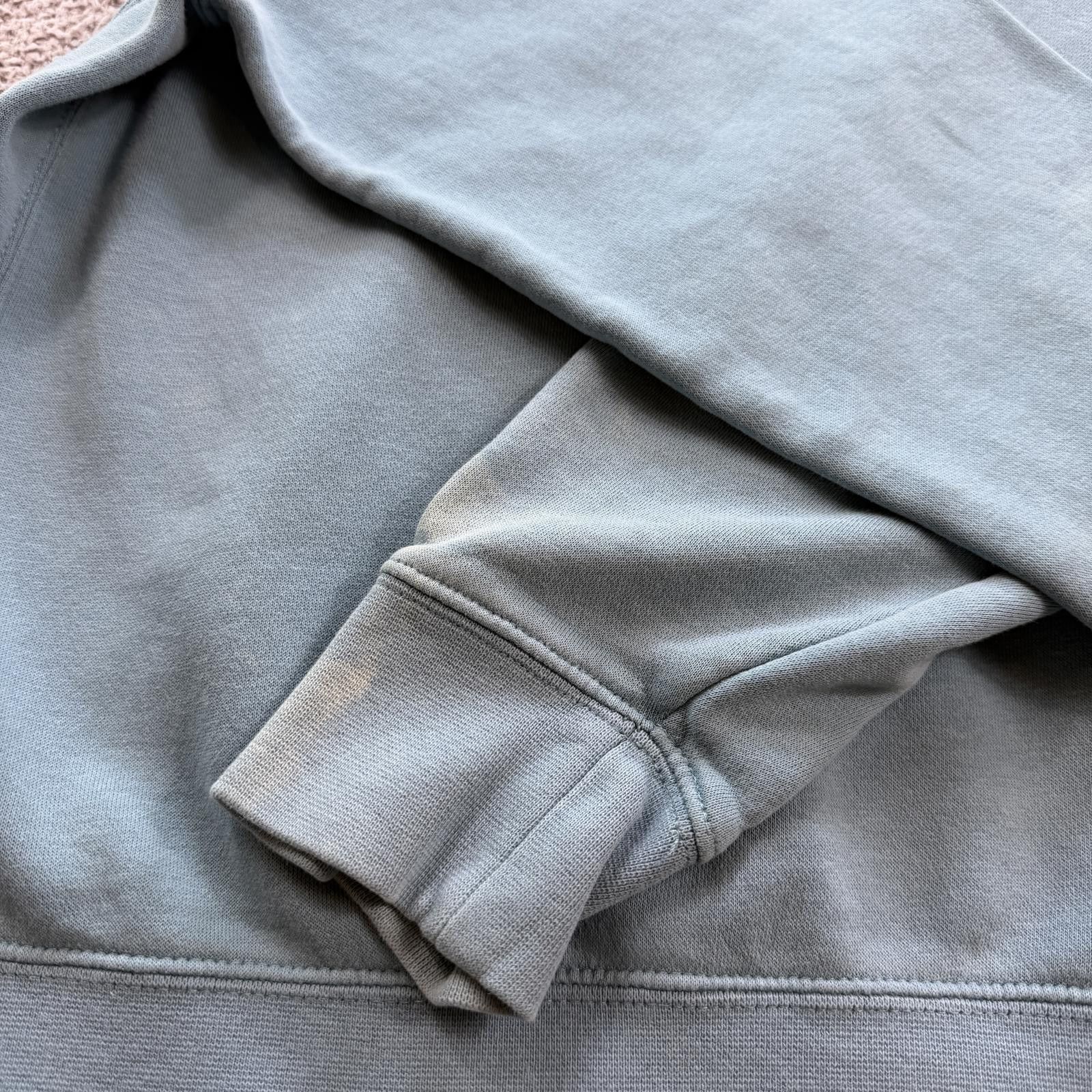 Nike Nike Mini Swoosh Hoodie Teal Distressed Wash Sweatshirt Mens Size US M / EU 48-50 / 2 - 8 Thumbnail