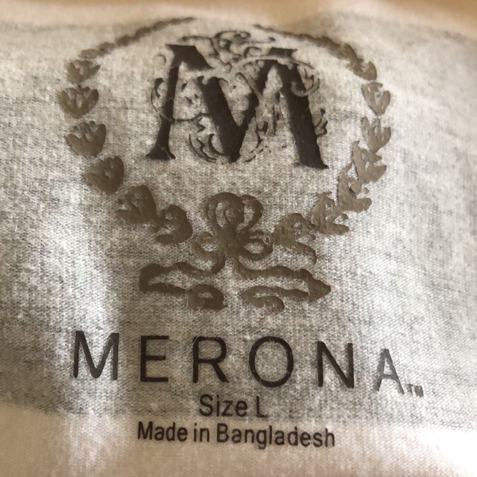 Merona Merona Long Tunic Top/Dress White/Grey NWOT L Size L / US 10 / IT 46 - 9 Thumbnail