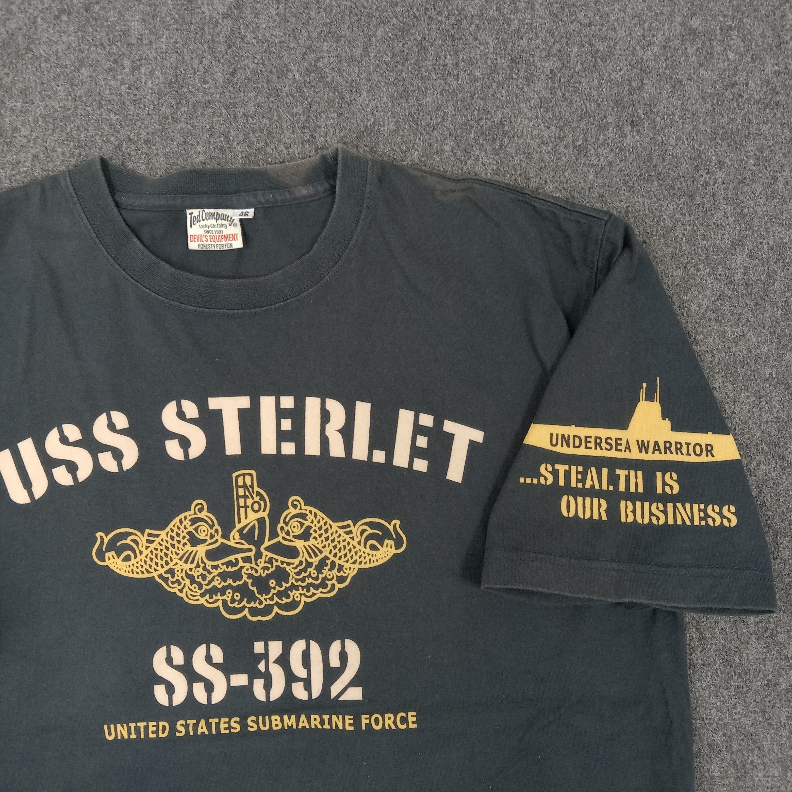 Vintage Ted Company U.S. Submarine Force Promo Tshirt Size US L / EU 52-54 / 3 - 2 Thumbnail