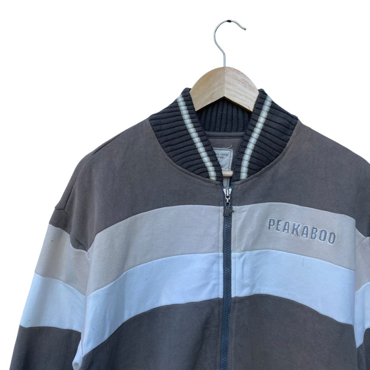 Japanese Brand × Vintage Vintage Japanese Brand Peakaboo Stripe Jacket Size US M / EU 48-50 / 2 - 3 Thumbnail