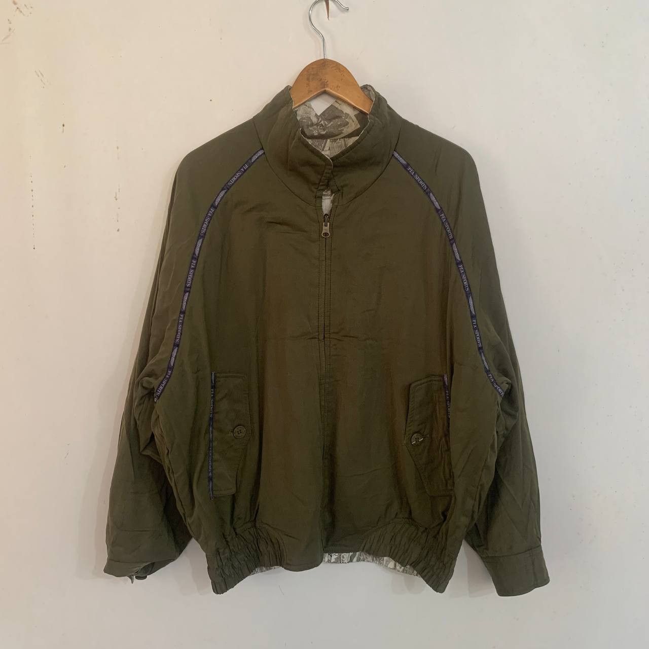 Other Vintage PIA Motorsports Bomber Jacket Reversible Large Size US L / EU 52-54 / 3 - 6 Thumbnail